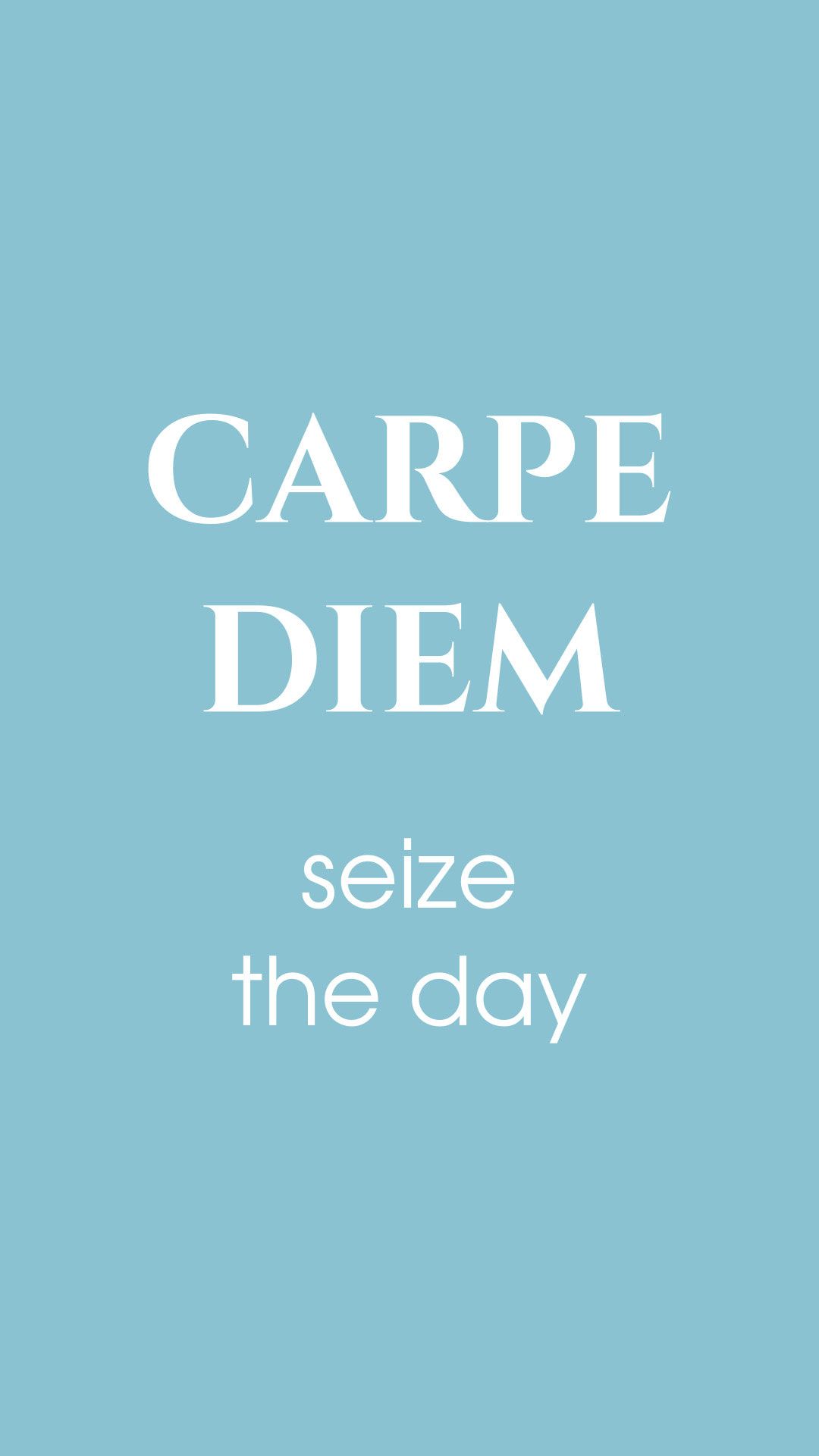 1080x1920 Free Phone Wallpaper. Carpe Diem The Day