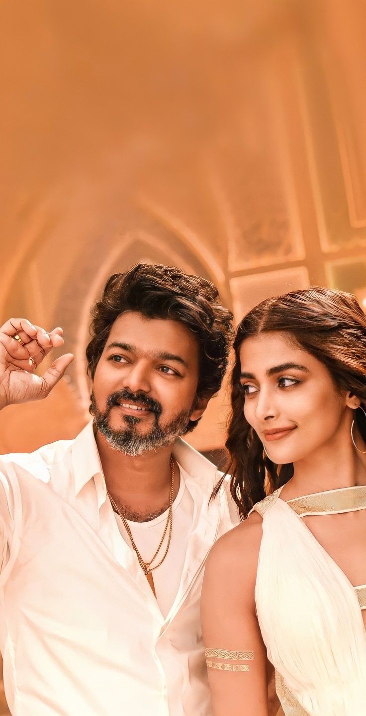 736x1441 Arabic kuthu. Vijay movie image, Allu arjun and pooja hegde HD wallpaper, Vijay kajal agarwal image hd