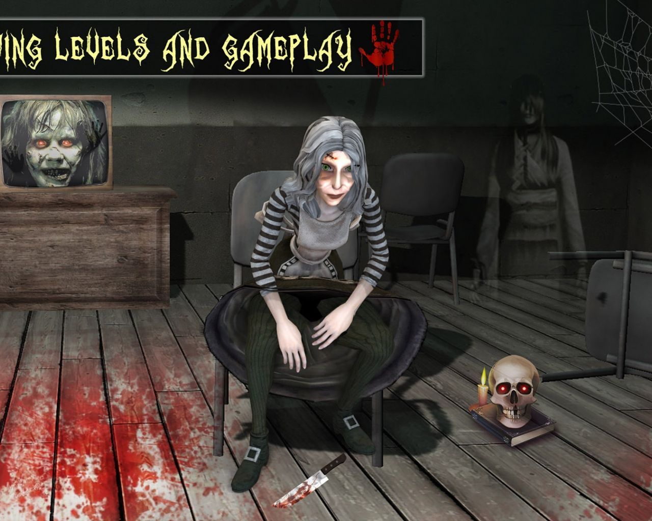 1280x1024 Granny Game Wallpaper