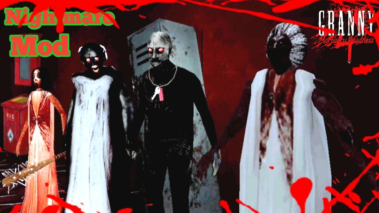 1280x720 GRANNY 4 MORTUARY MADNESS NIGHTMARE MODE (Android) FULL GAMEPLAY