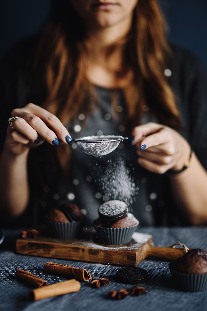 728x1092 Royalty Free Photo: Person Kneading Dough
