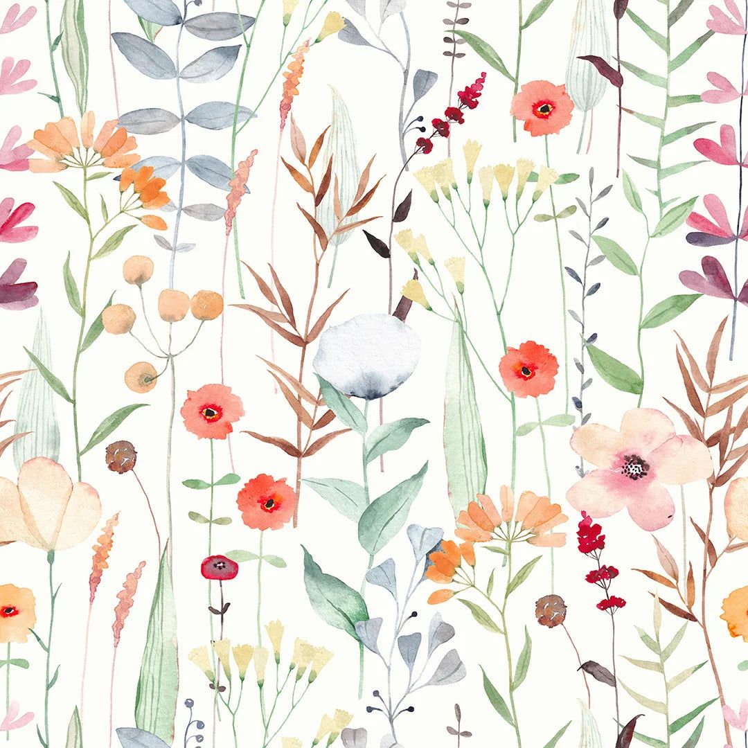 1080x1080 Pretty Flowers Wallpaper in Multicoloured
