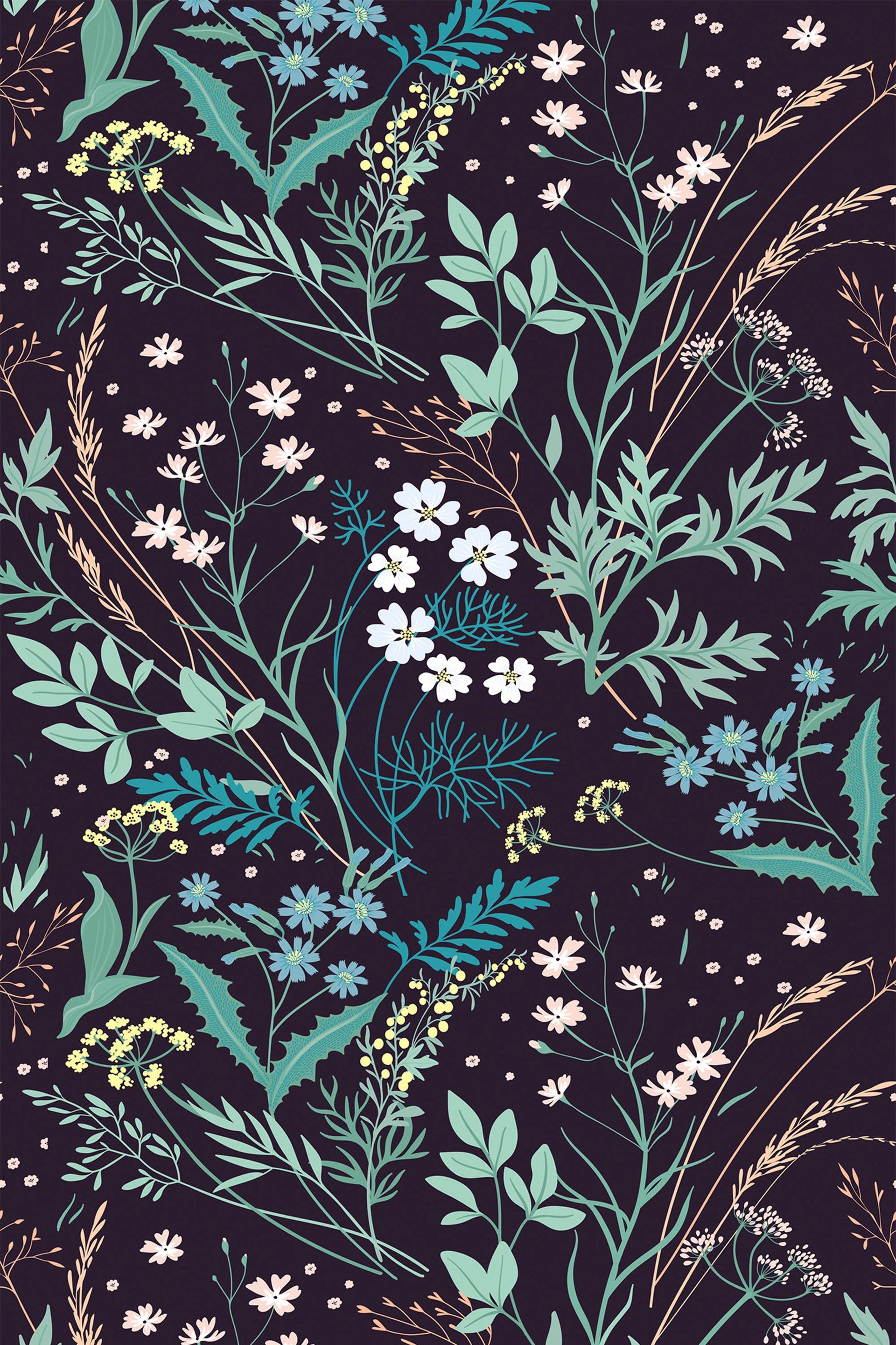 1920x2880 Bold floral Peel and Stick Removable Wallpaper