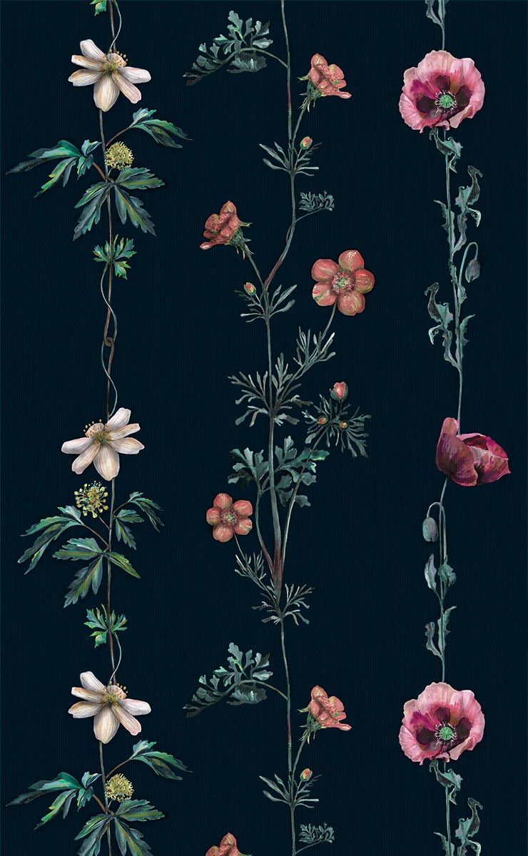 740x1200 Coordonne Wallpaper Climbing Flowers 9500063