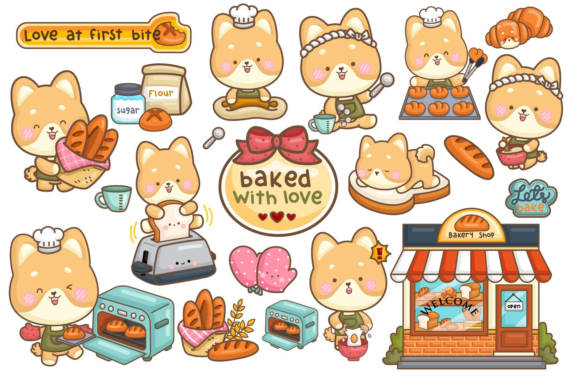 1856x1233 Dog and Bakery Clipart Inu Clip Art