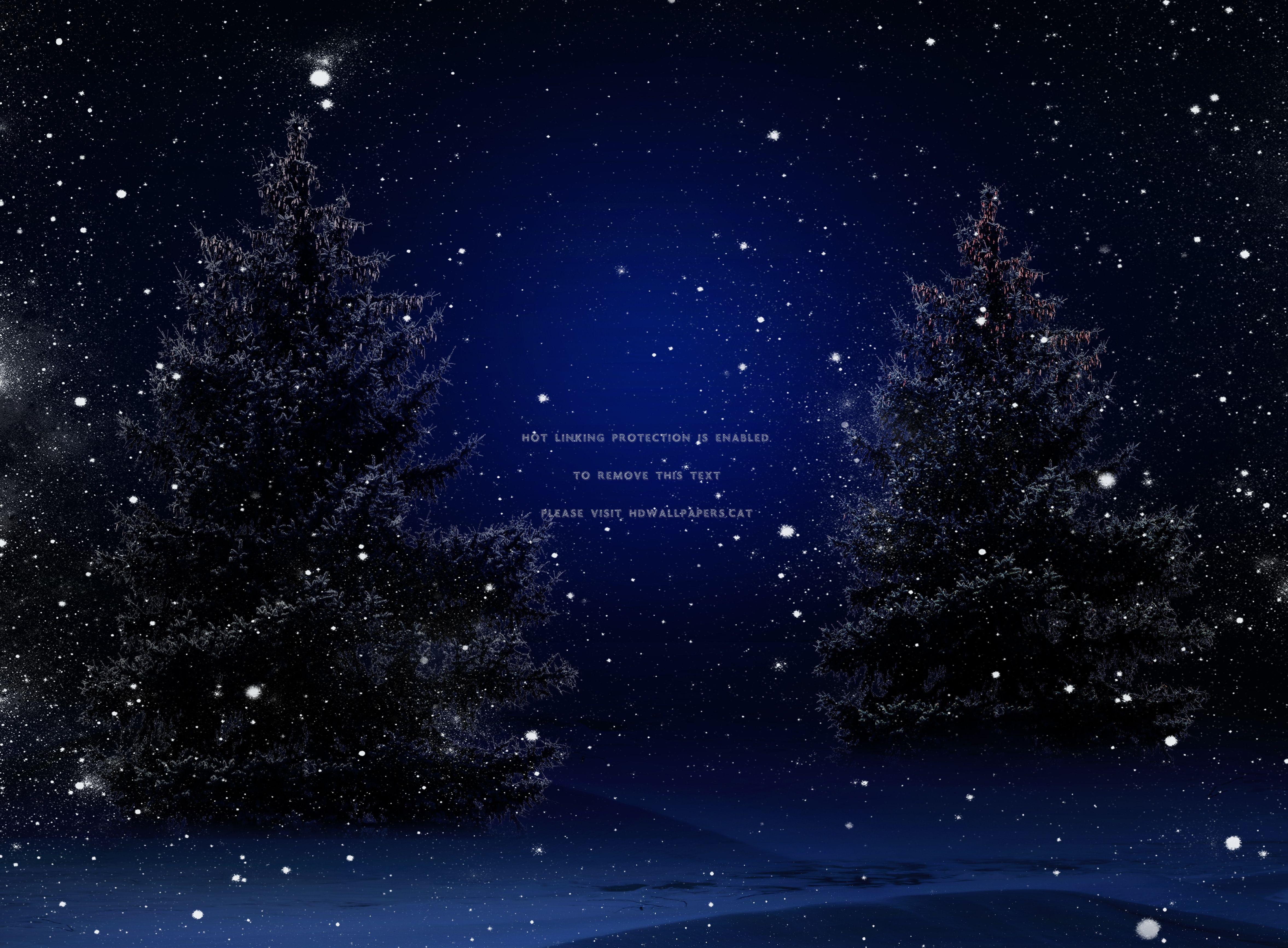 4709x3468 winter night snowflakes merry christmas sky