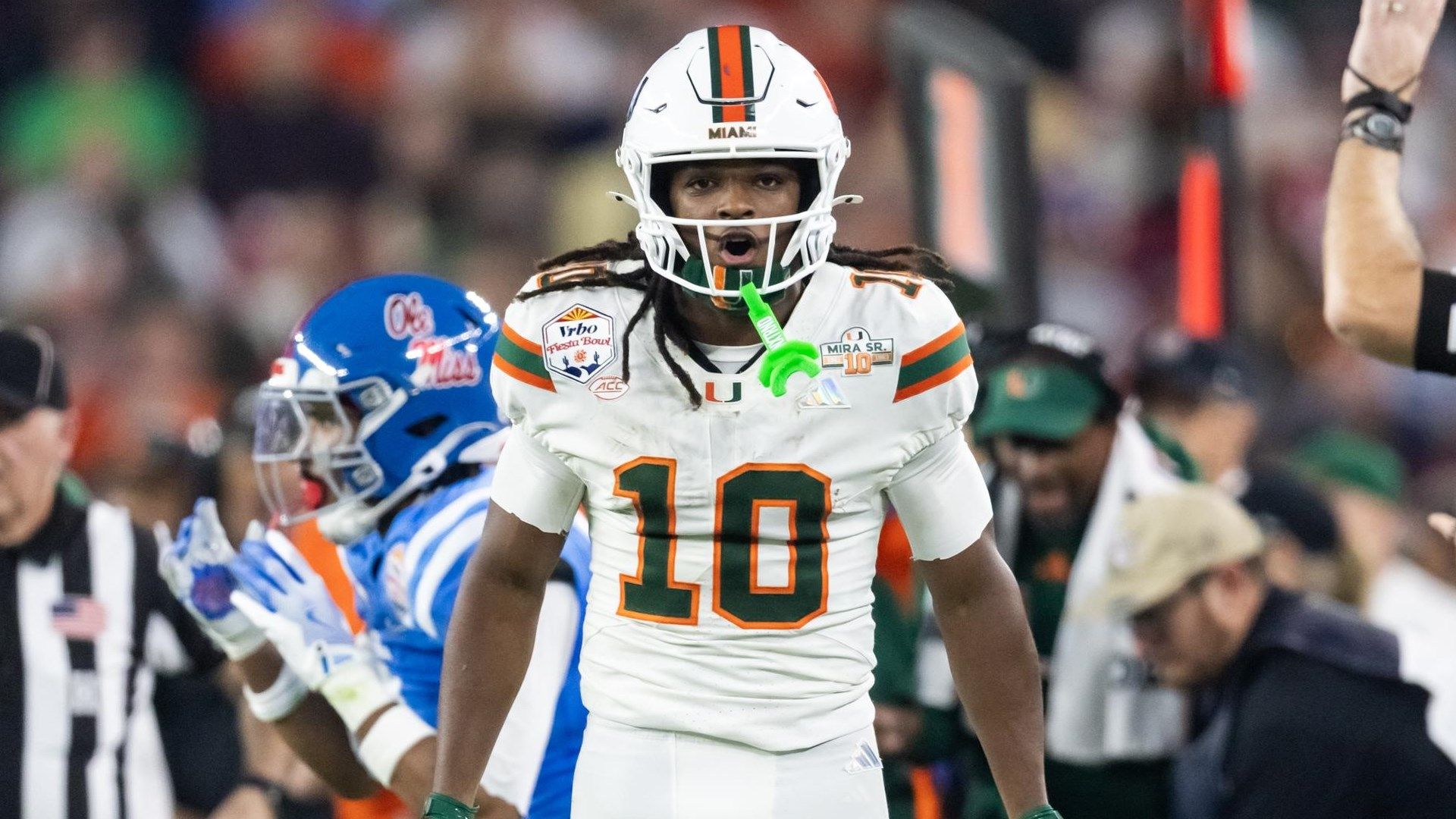 1920x1080 Miami's Malachi Toney Named 2025 FWAA Offensive Freshman of the Year Coast Conference