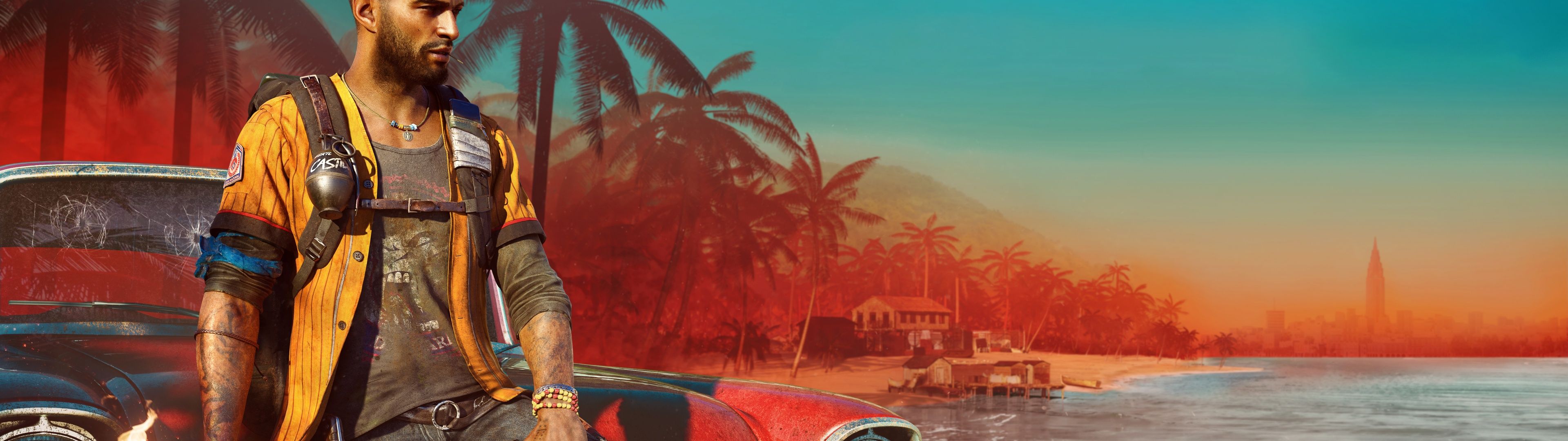 3840x1080 Far Cry 6 Wallpaper 4K, Dani Rojas, PC Games