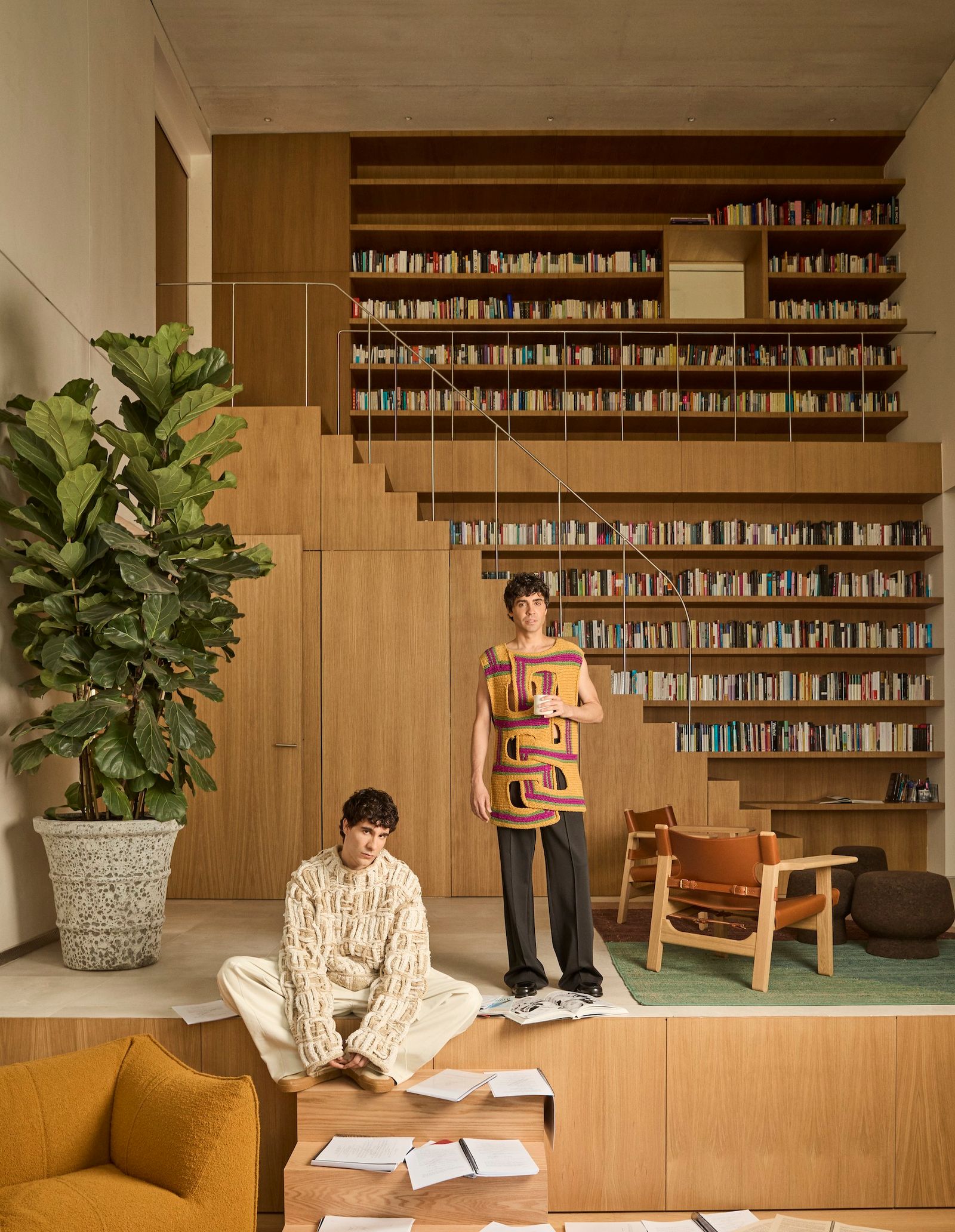 1600x2064 Step Inside Directors Javier Calvo and Javier Ambrossi's Modern Madrid Home