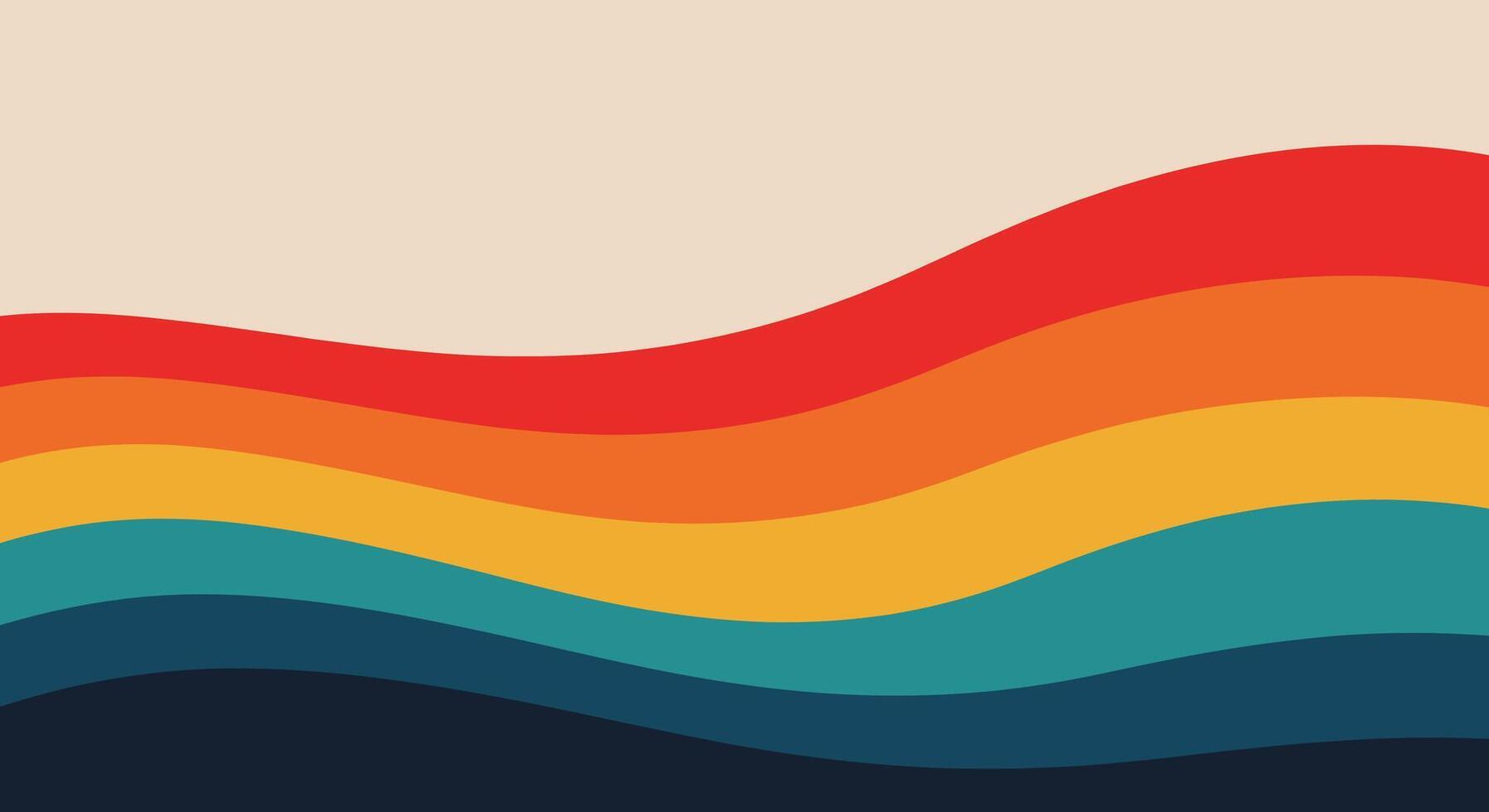 1797x980 Retro wave pattern with vibrant colors showcasing a nostalgic design aesthetic