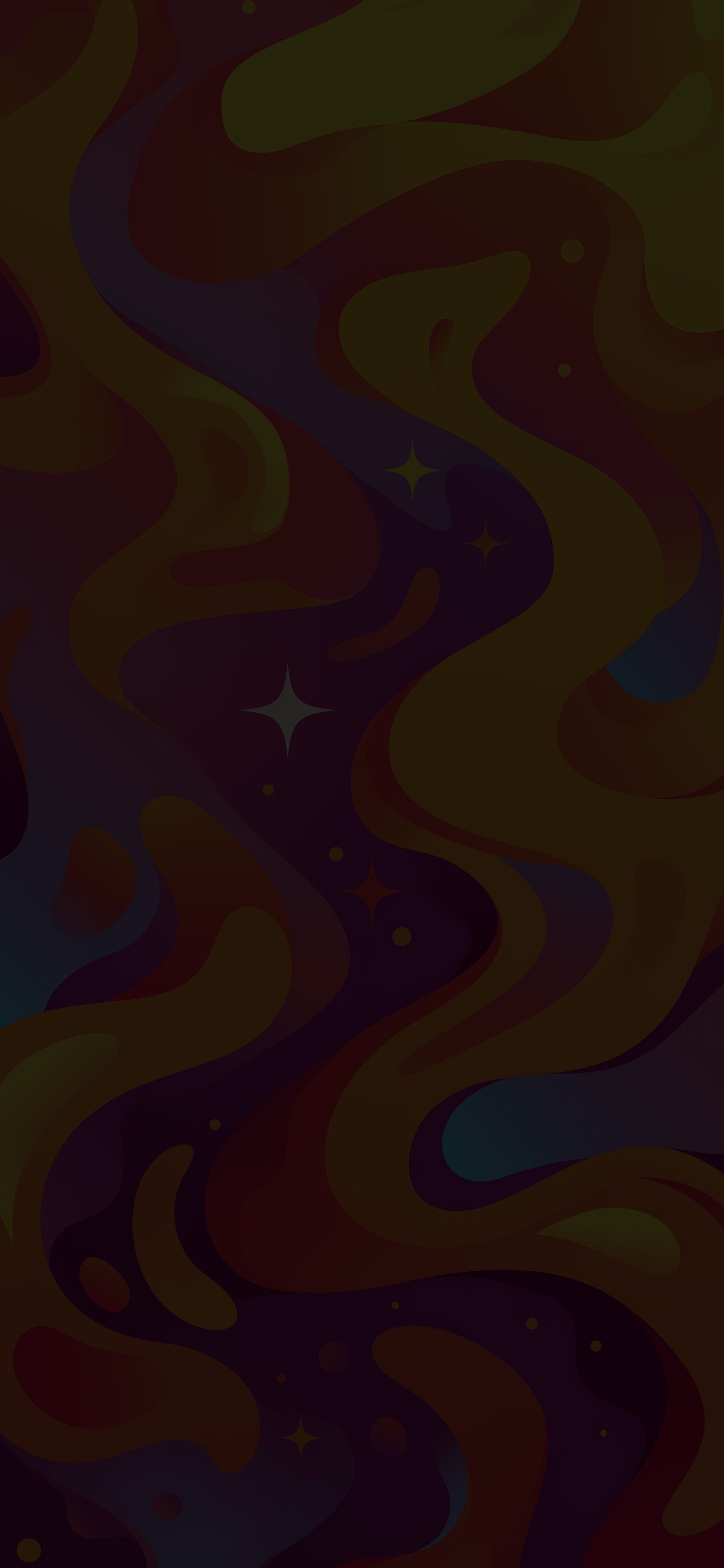 2000x4329 Vibrant Wavy Neon Pattern Colorful Wallpaper