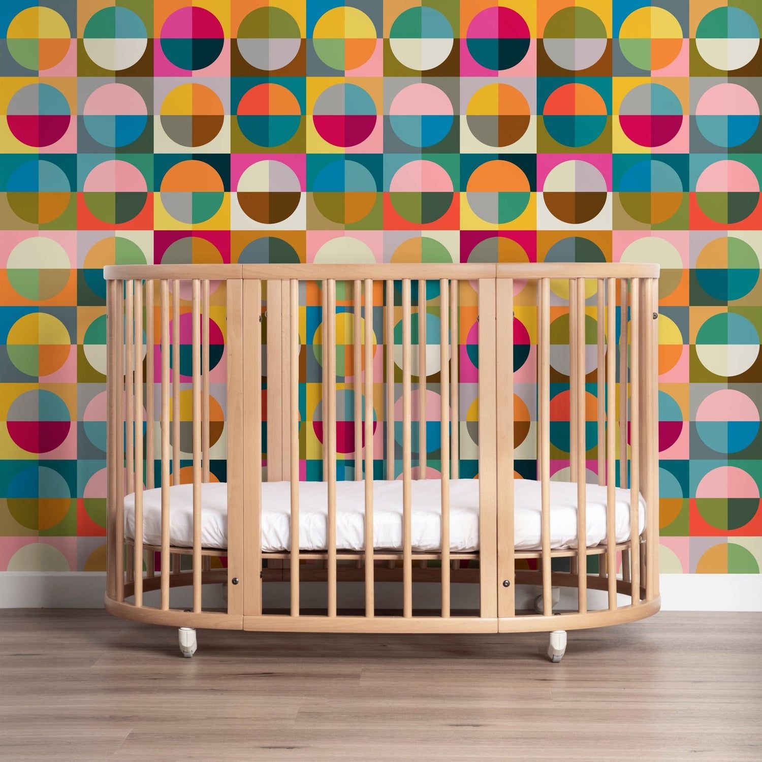 1500x1500 Gumball Wallpaper. Vibrant Mid Century Modern Peel and Stick
