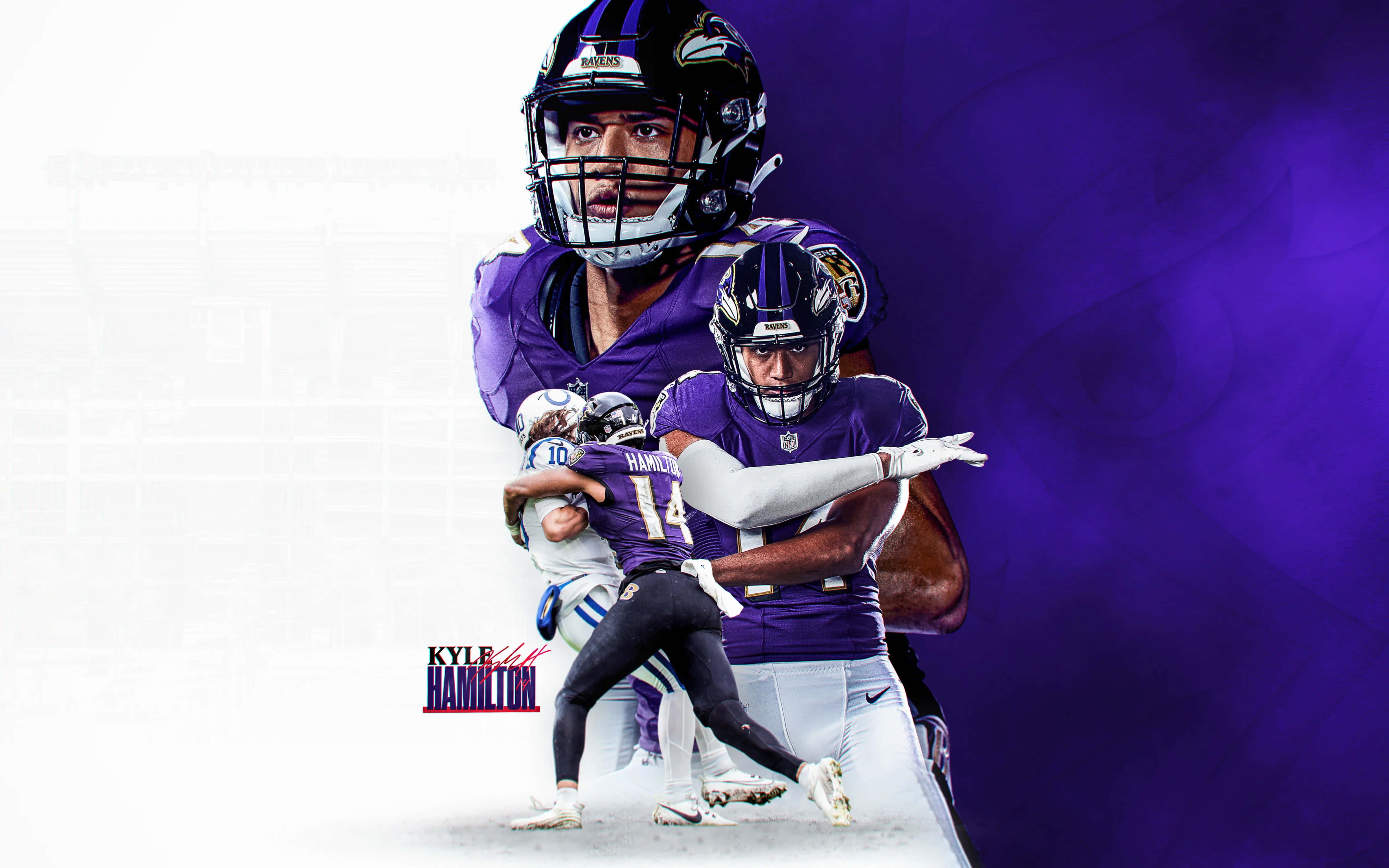 4800x3000 Download Kyle Hamilton Ravens Defensive Showcase Wallpaper