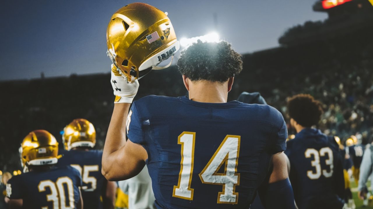 1280x720 Notre Dame All American Safety Kyle Hamilton Declares For NFL Draft. Irish Sports Daily