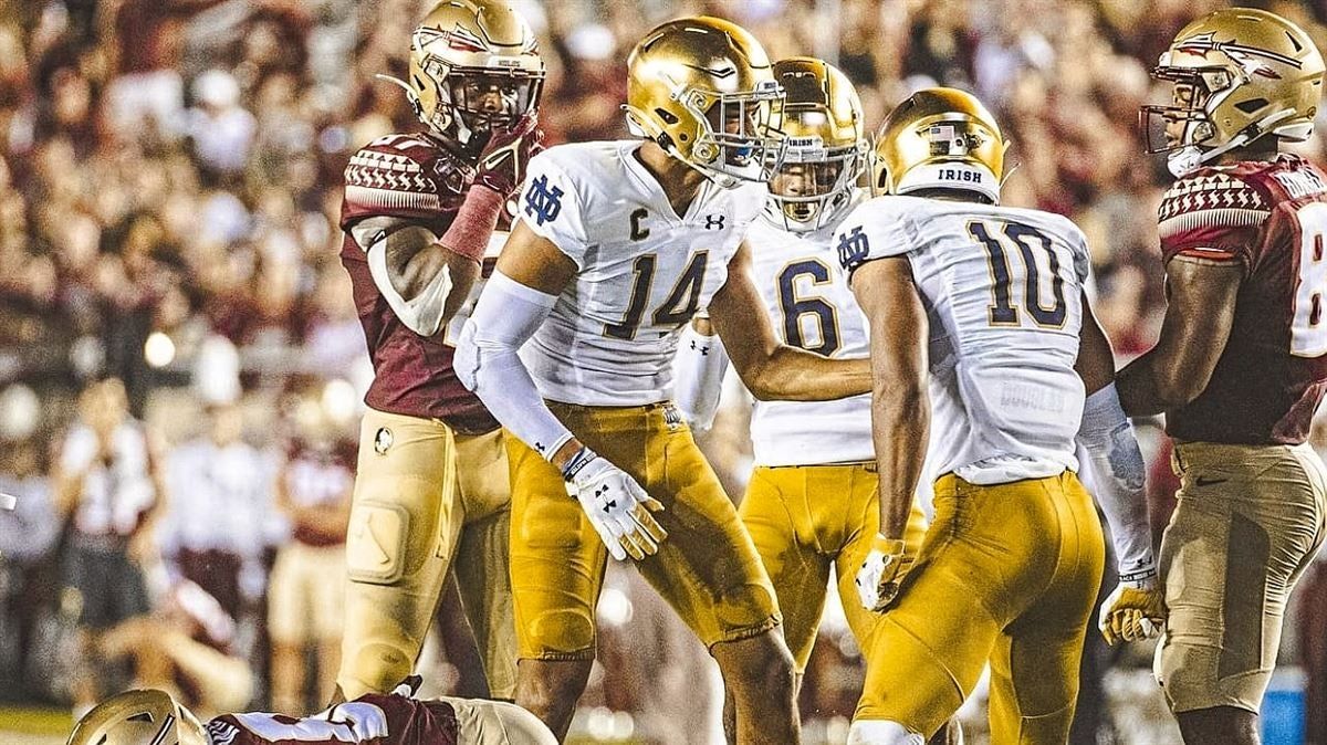 1200x674 Jim Leonhard on Notre Dame safety Kyle Hamilton: 'He's making plays all over the field'
