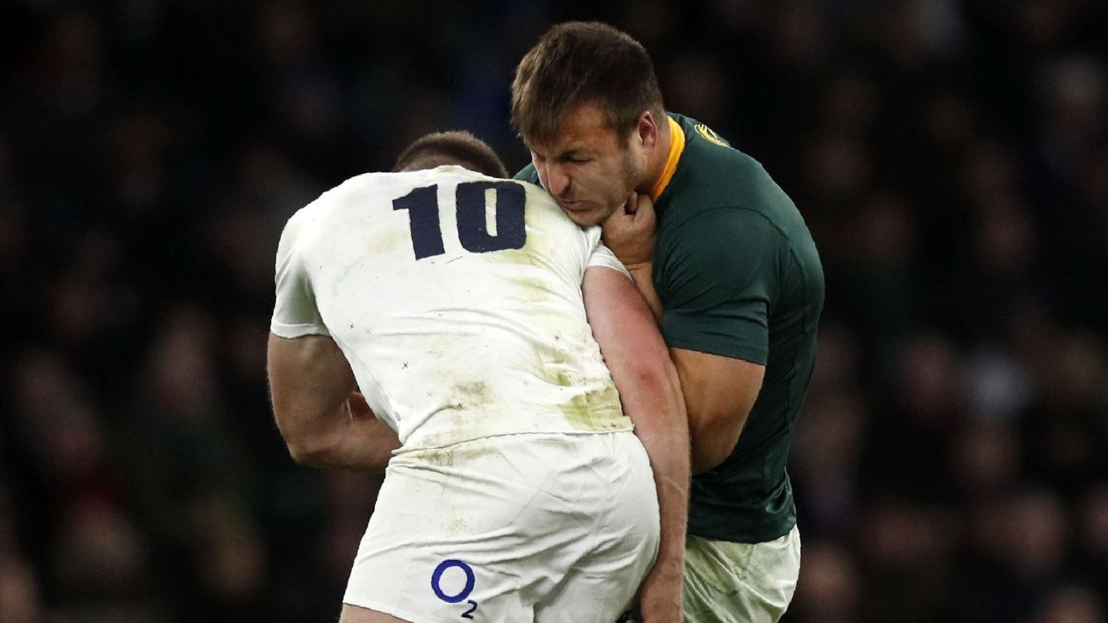 1600x900 Referee Angus Gardner says he should have penalised Owen Farrell for Andre Esterhuizen tackle. Rugby Union News