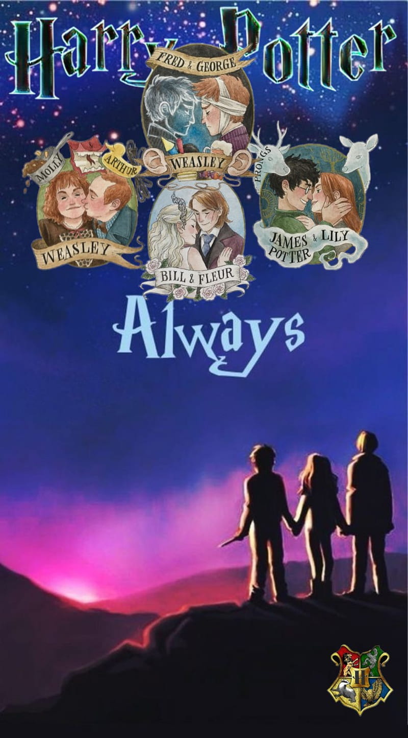 800x1444 Harry Potter, always, blue, men, mermaid, pink, strong, team, women, HD phone wallpaper