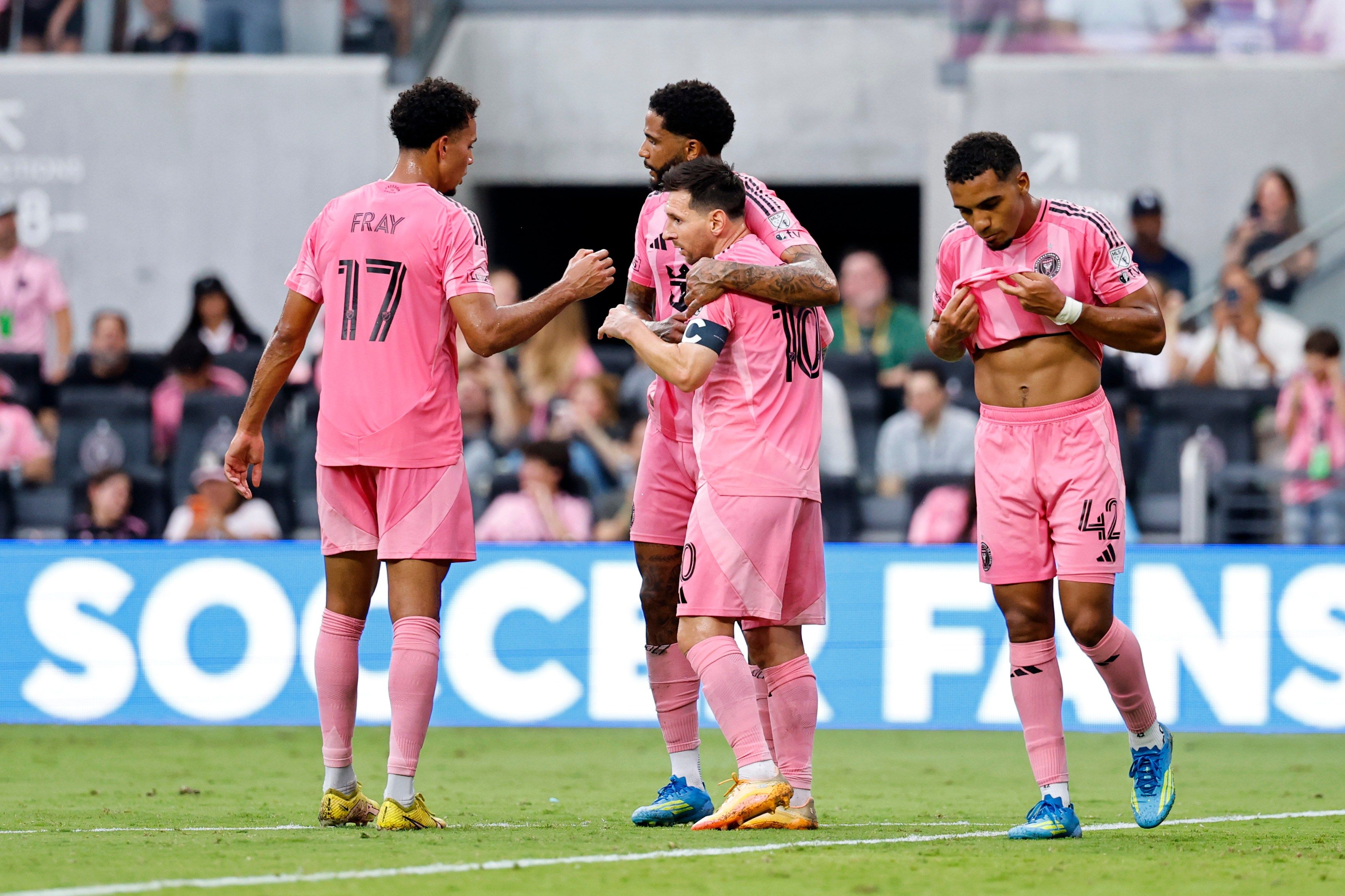 3538x2358 Messi's goal, assist lead Inter Miami to win over Portland and first at new stadium
