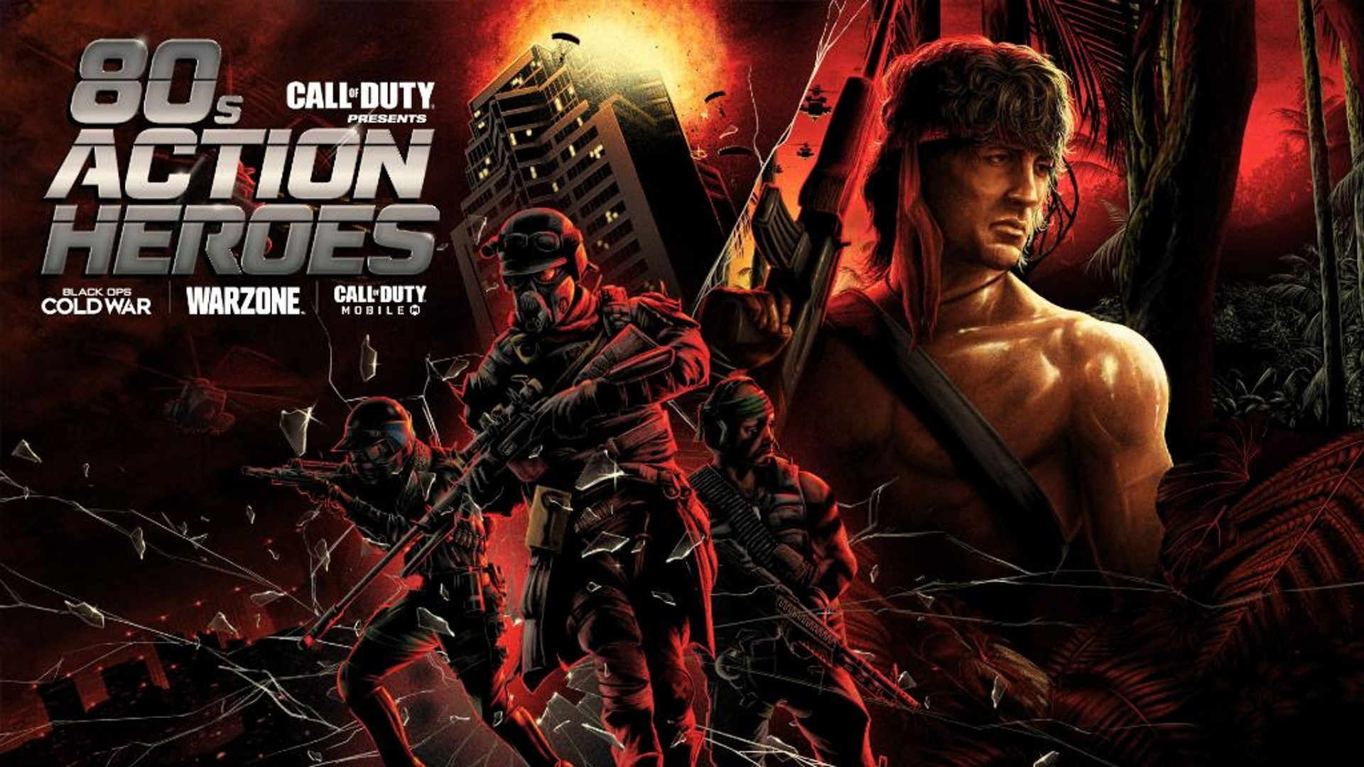 1920x1080 Call of Duty: Warzone Rambo skin is official and it looks like John McClane is up next