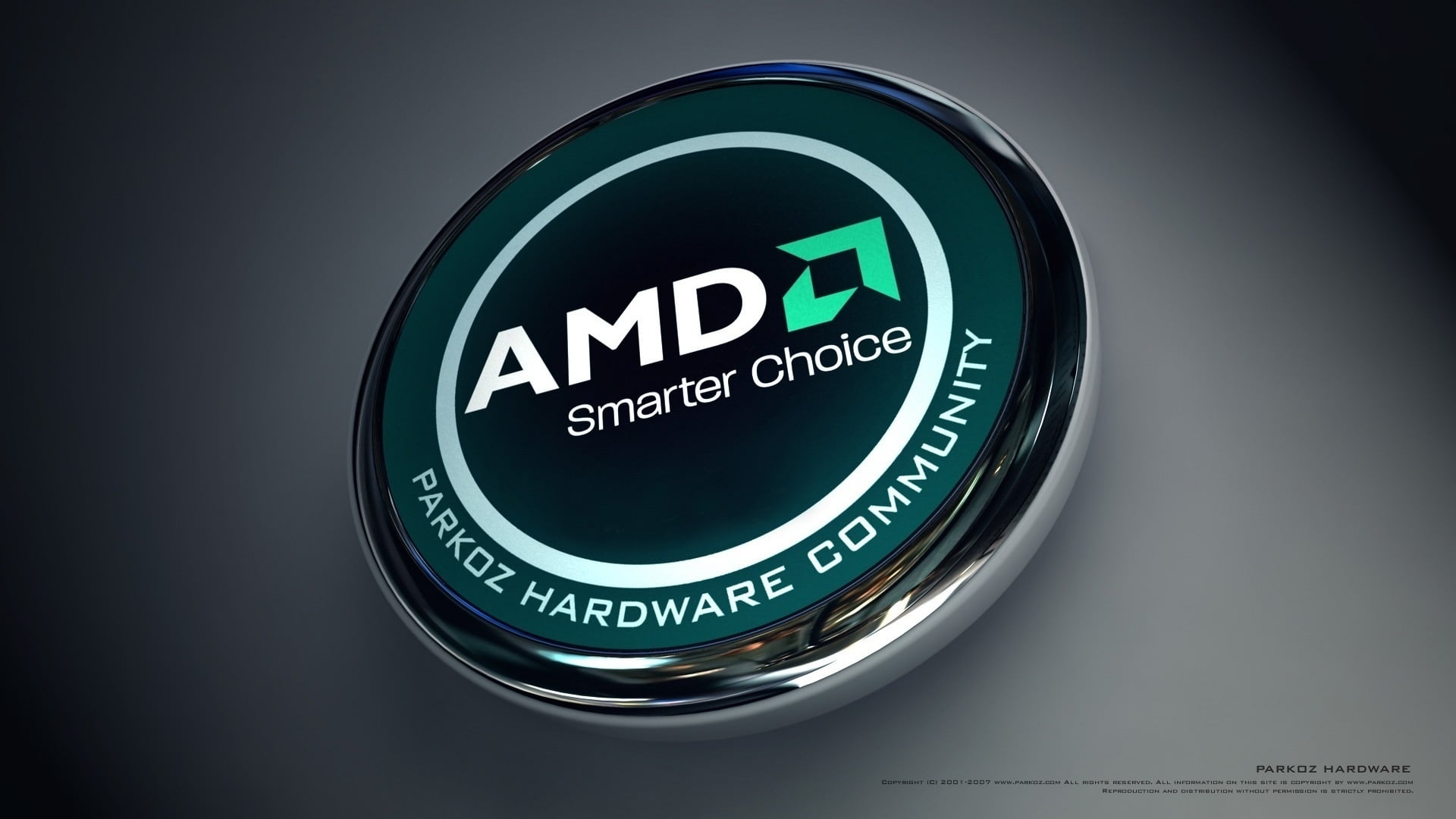 1920x1080 AMD Smarter Choice emblem HD wallpaper