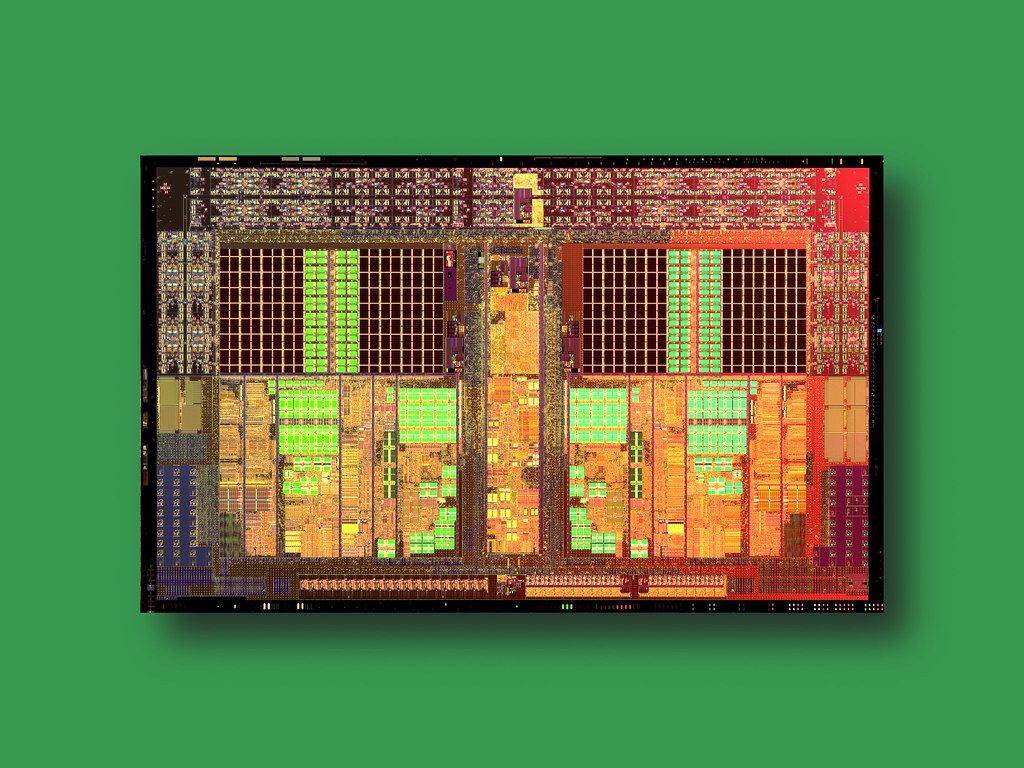 1024x768 AMD Athlon II processor die. AMD extends acclaimed 45nm pro