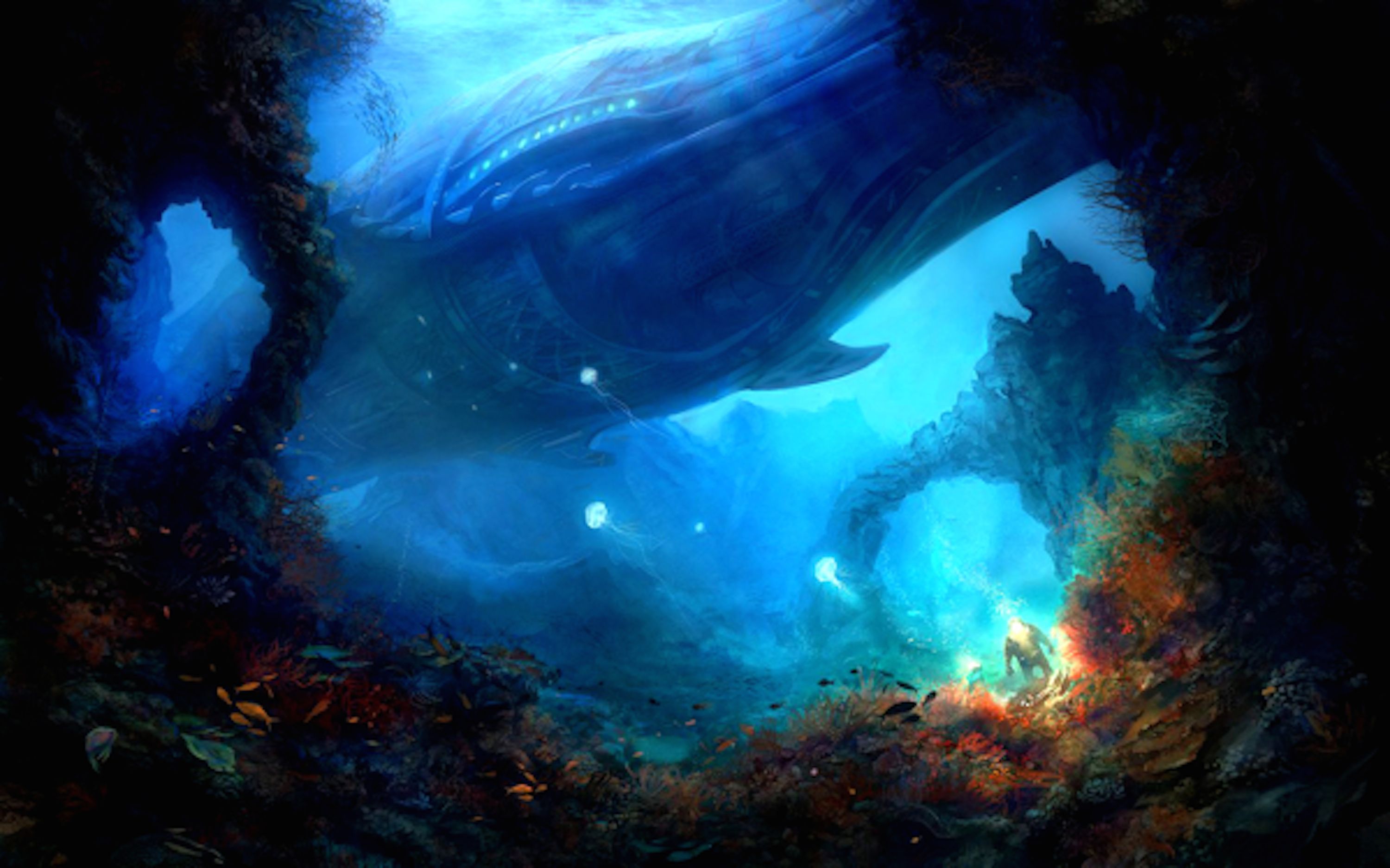 3000x1875 Fantasy Ocean Wallpaper