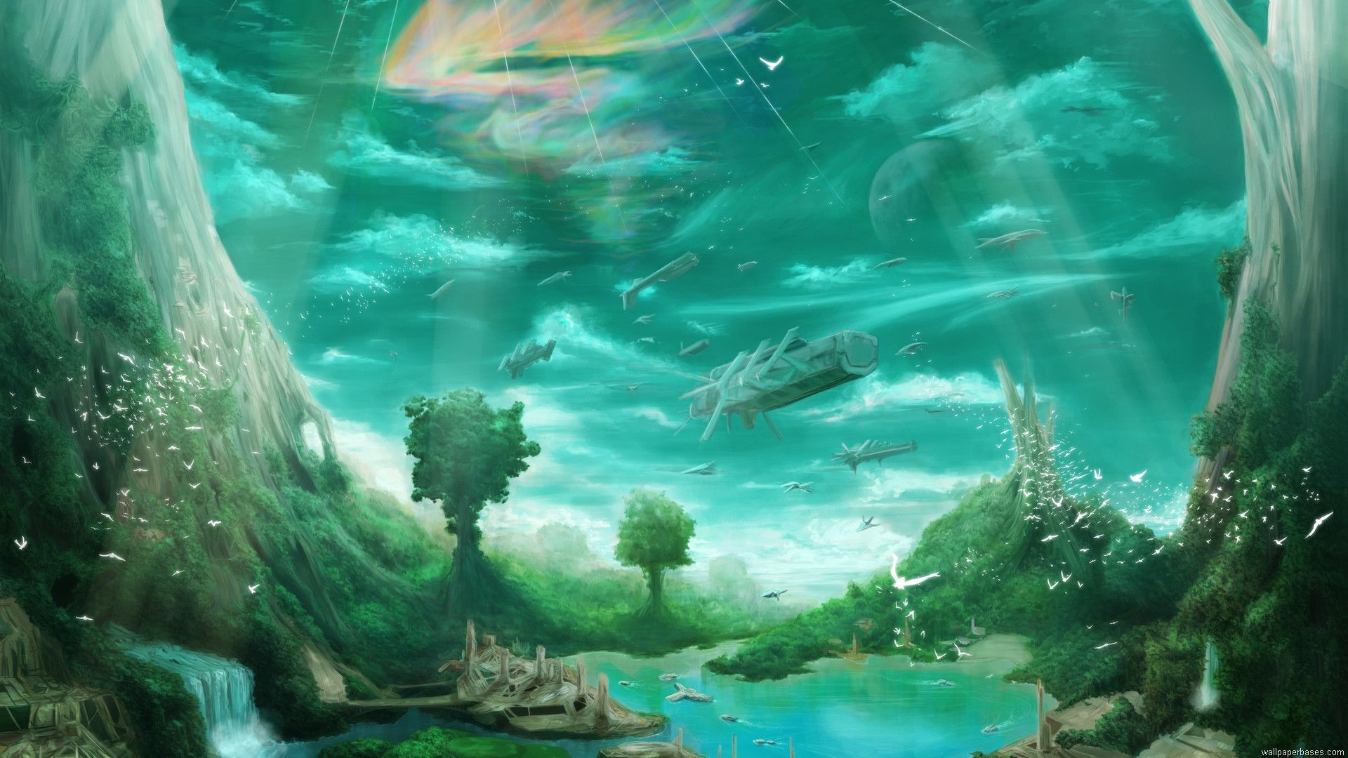 1920x1080 Fantasy world under the sea (1920x1080)