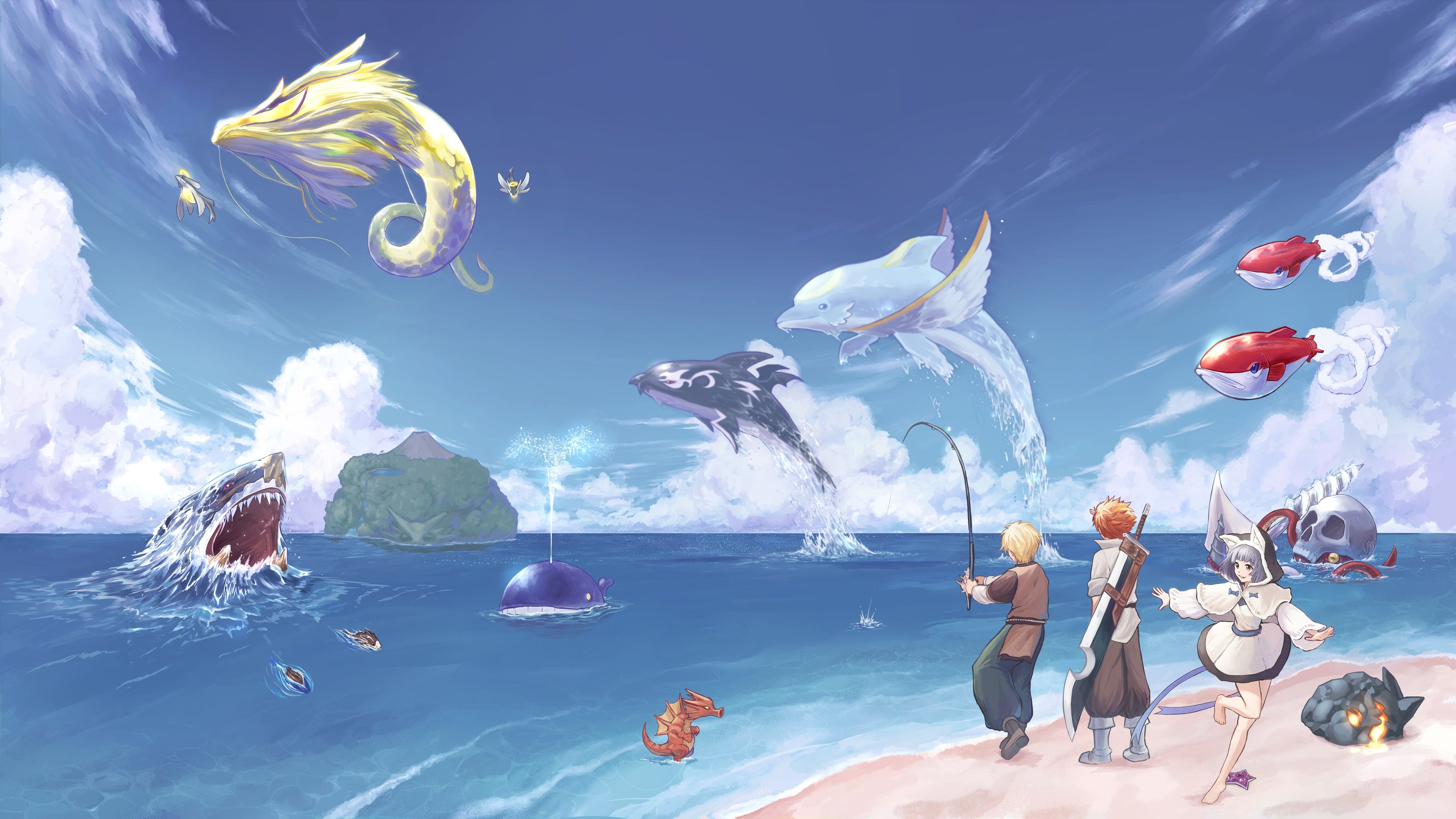 3840x2160 シーファンタジー / Sea Fantasy