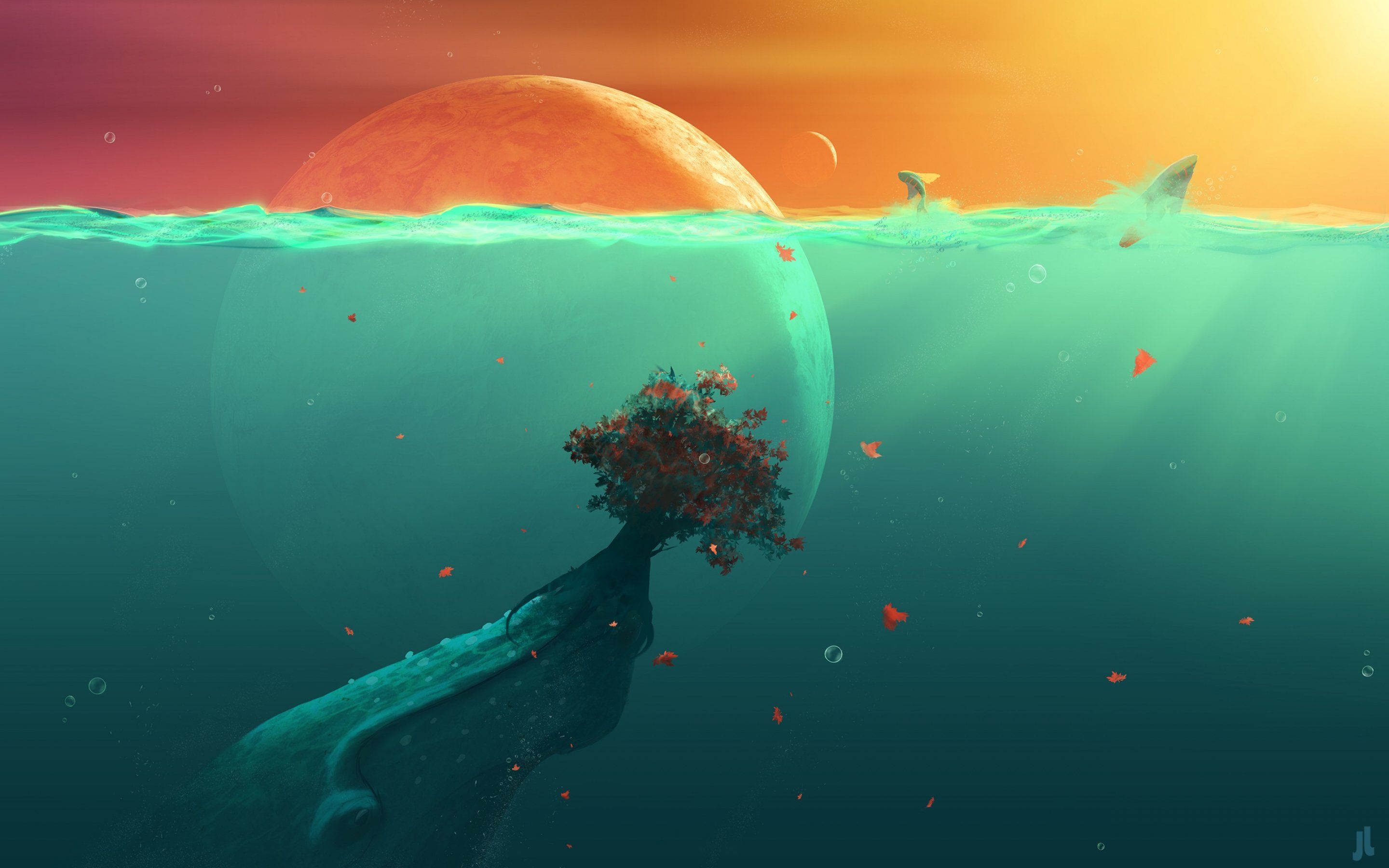 2880x1800 Fantasy Ocean Best HD Wallpaper 111697