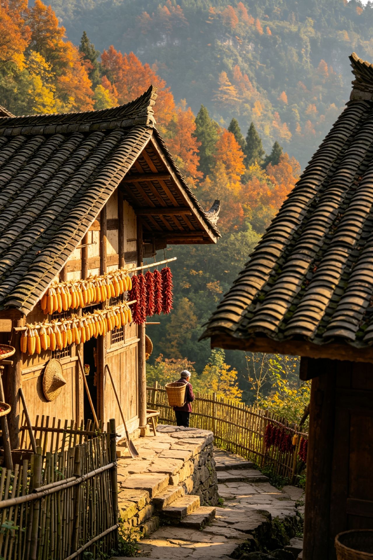1279x1920 Chongqing's Autumn Hidden Gem! Songmuzui Alpine Observation Deck, a panoramic view of autumn colors. Trip.com Chongqing