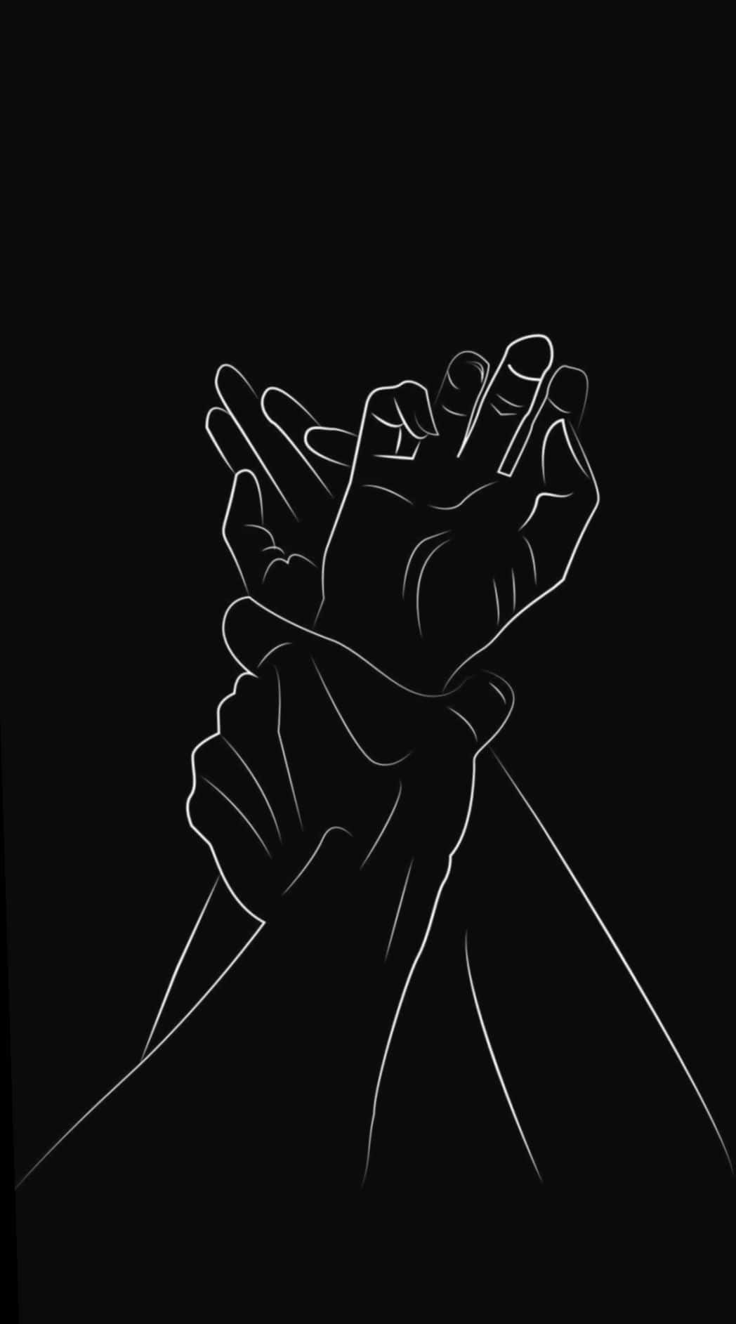 1048x1885 Download A young black couple in love, holding each other close. Wallpaper