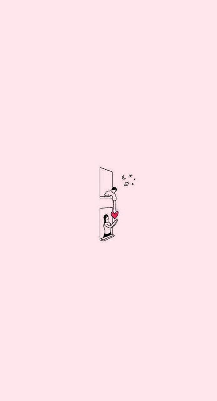 693x1280 Download Cute Simple Couple Wallpaper