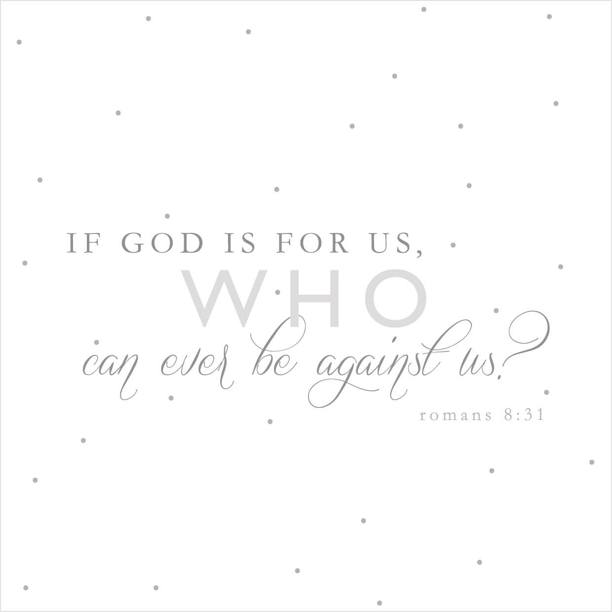 1240x1240 Download God Quotes Romans 8:31 Wallpaper