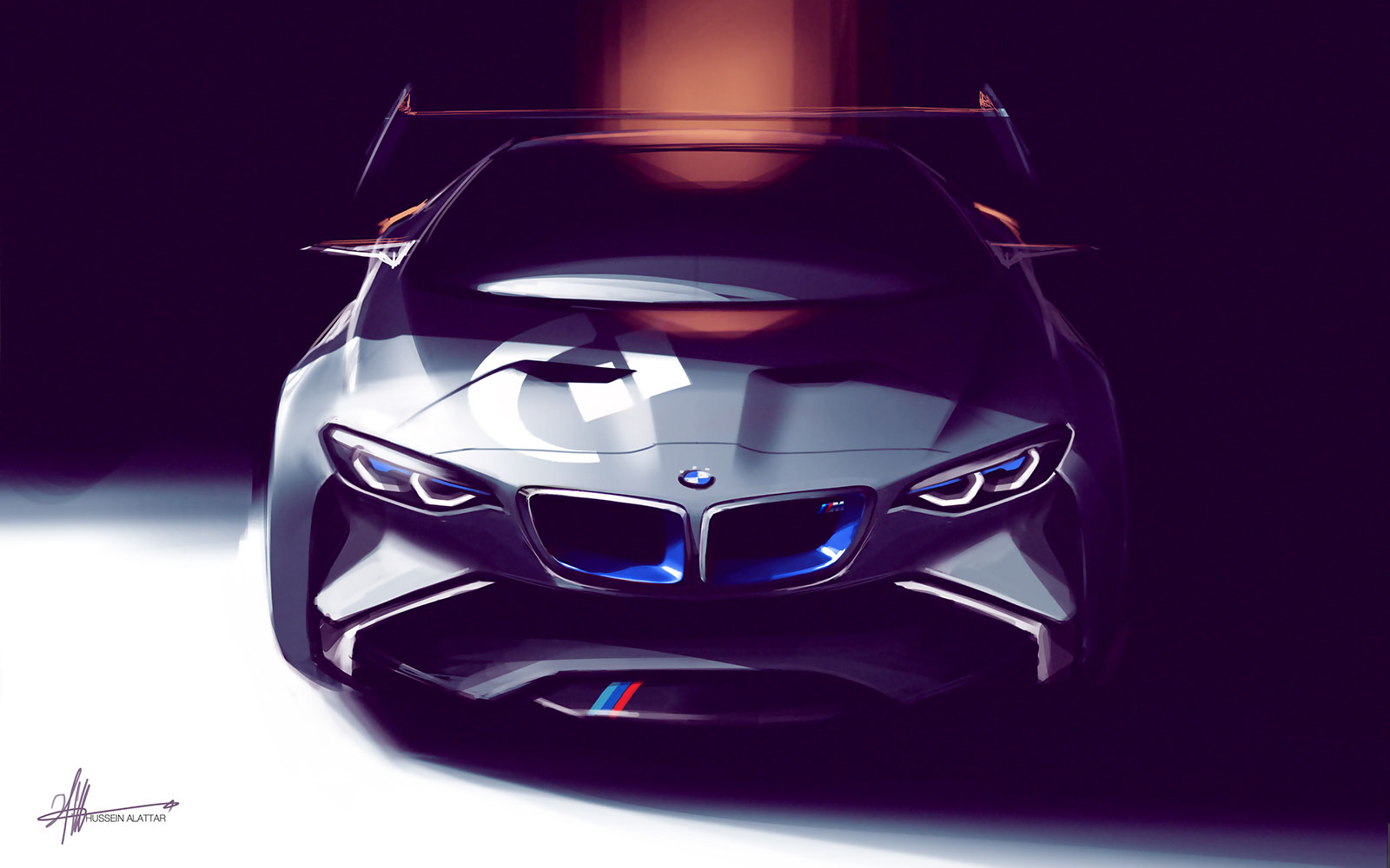 1600x1000 BMW Vision Gran Turismo Concept Design Sketch Body Design