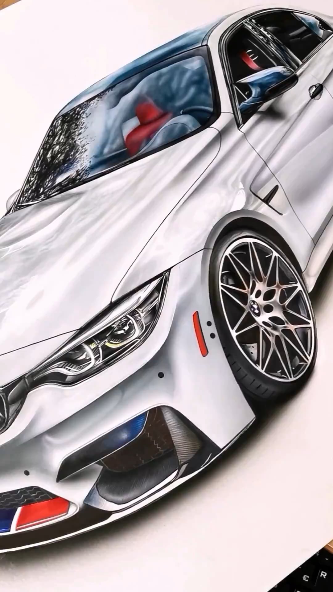 1080x1920 My drawing of BMW M3 Competition F80