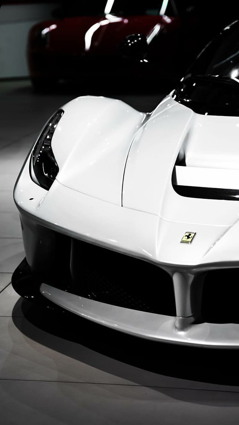 800x1422 LaFerrari, ferrari, laferrari, white, car, hypercar, supercar, , america, new, HD phone wallpaper