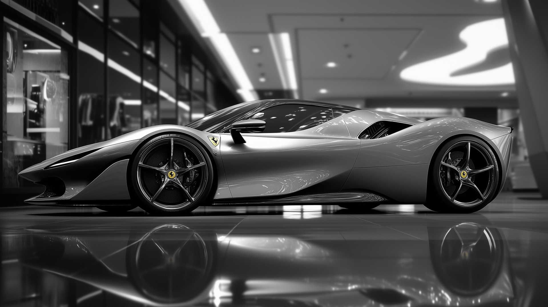 1920x1076 Ferrari car lot