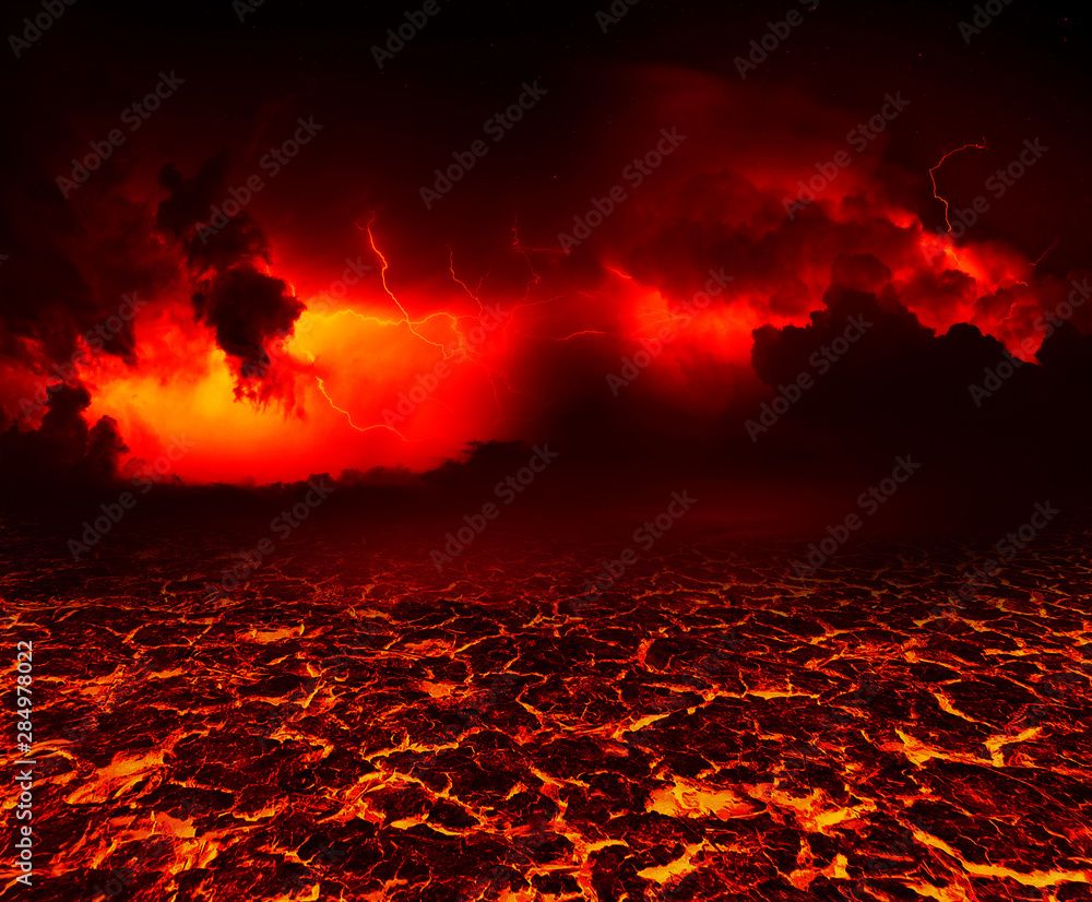 1000x826 Photography Poster the surface of the lava. background