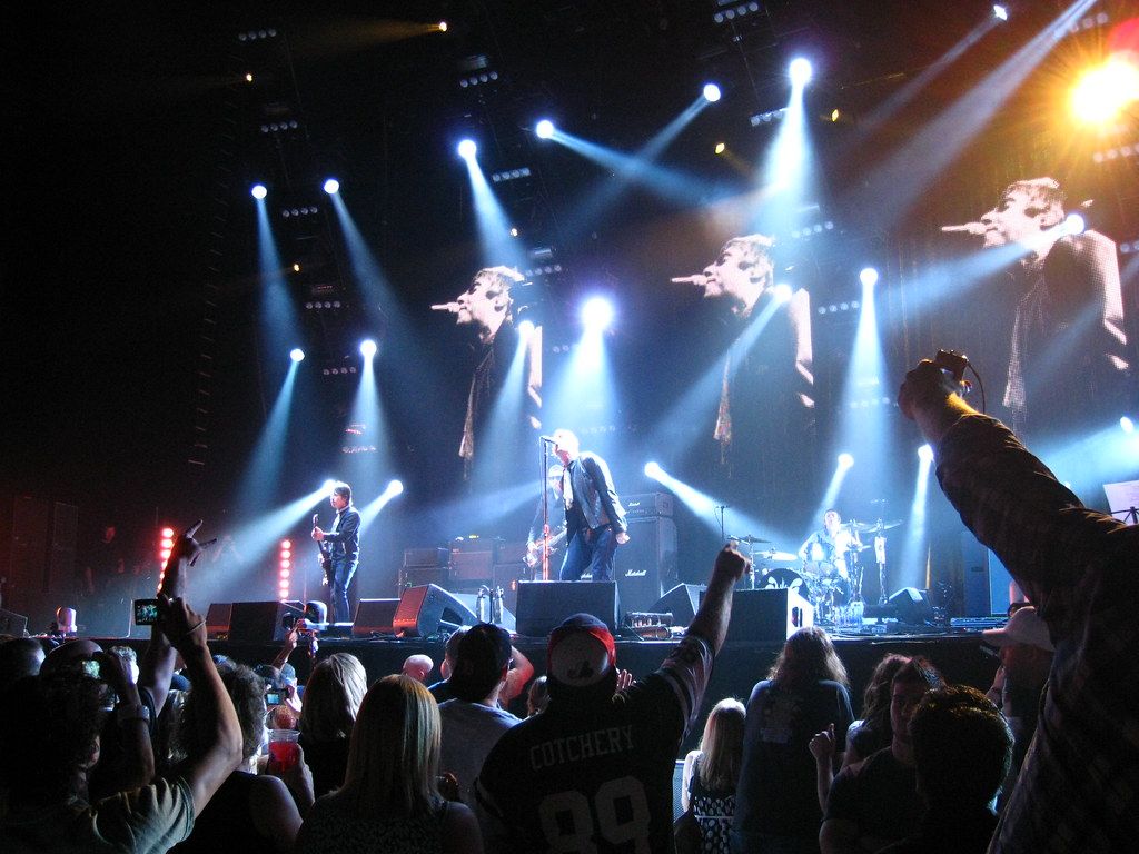 1024x768 Oasis Concert Stage I Am A Walrus. Oasis Concert Stage