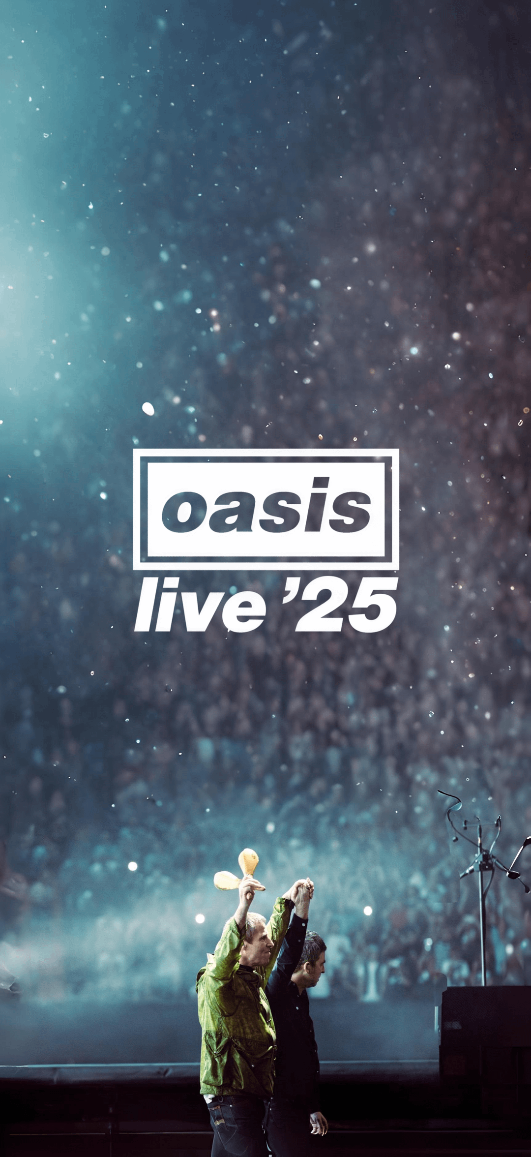 1080x2352 Oasis Live '25 (Cardiff) Phone Wallpaper