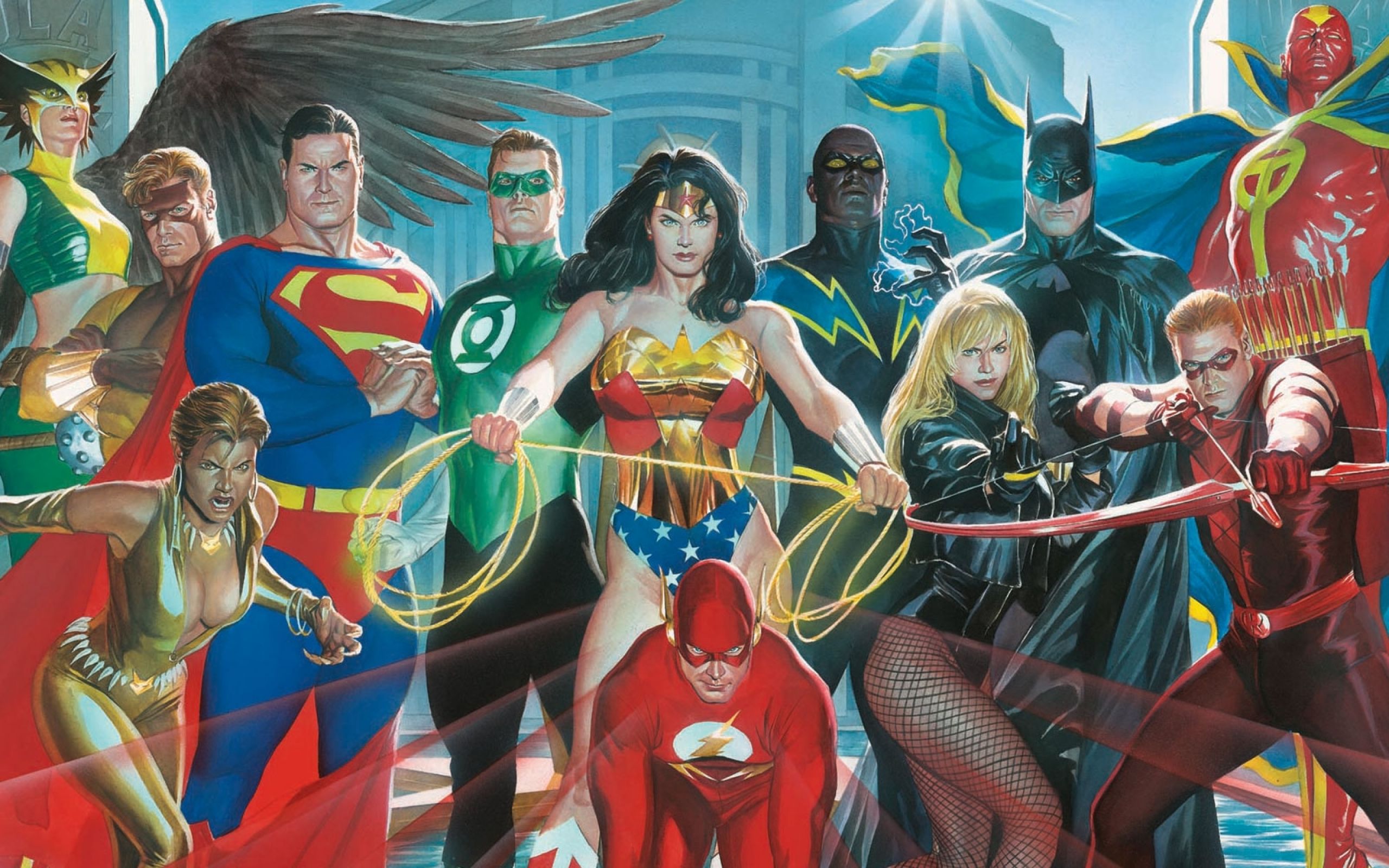 2560x1600 Justice League Heroes HD Wallpaper