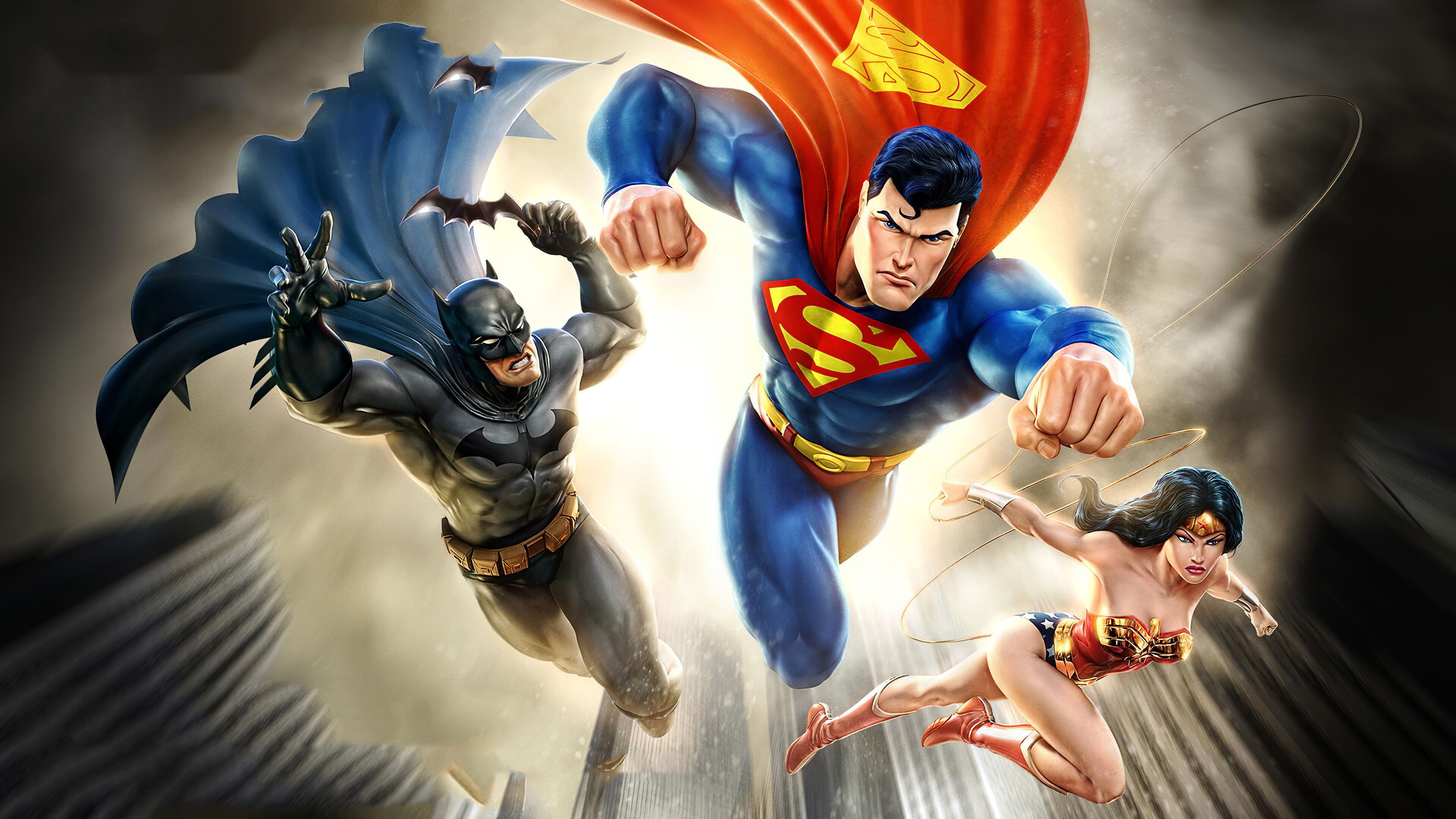3840x2160 DC Heroes Wallpaper
