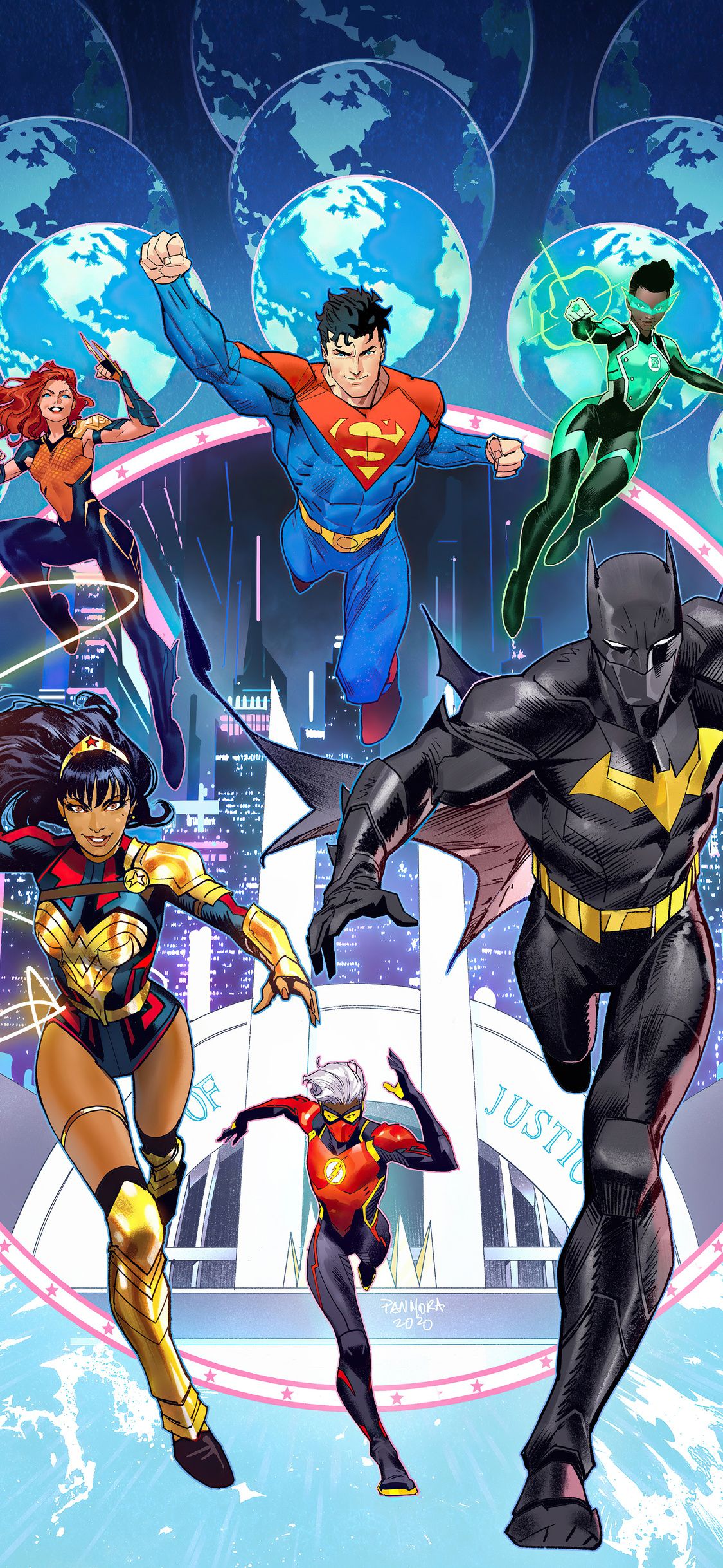 1125x2436 Justice League Heroes Comic Book Art 4k iPhone XS, iPhone iPhone X , HD 4k Wallpaper, Image, Background, Photos and Picture