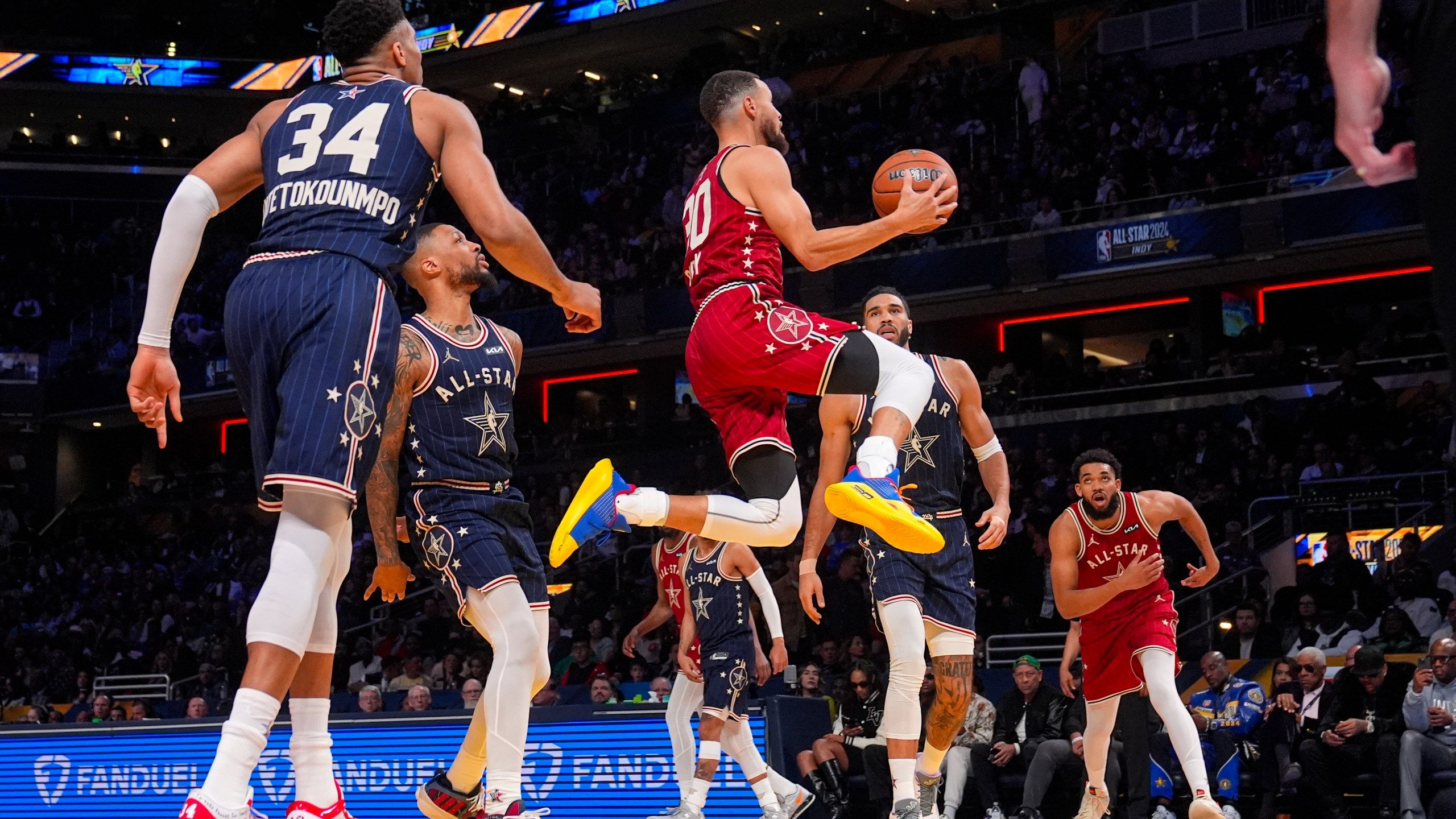2560x1440 Points Records Fall At The All Star Game, With The East Beating The West 211 186