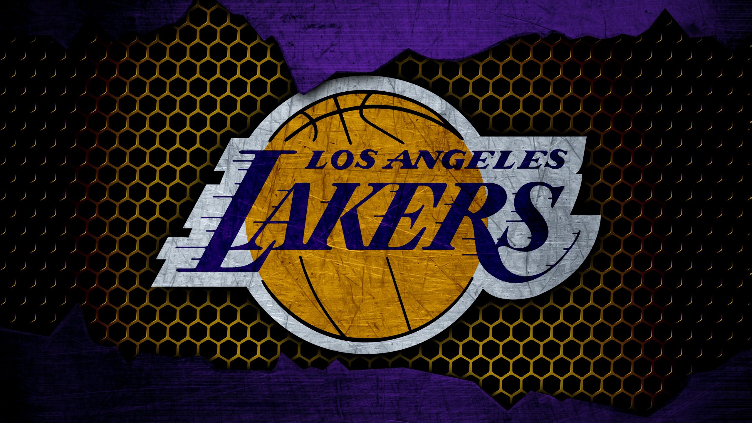 2560x1440 Download NBA Los Angeles Lakers, Nba, Los, Angeles, Lakers, Sport, Logo, Basketball, 2K, 3K Wallpaper in 2560x1440 Resolution