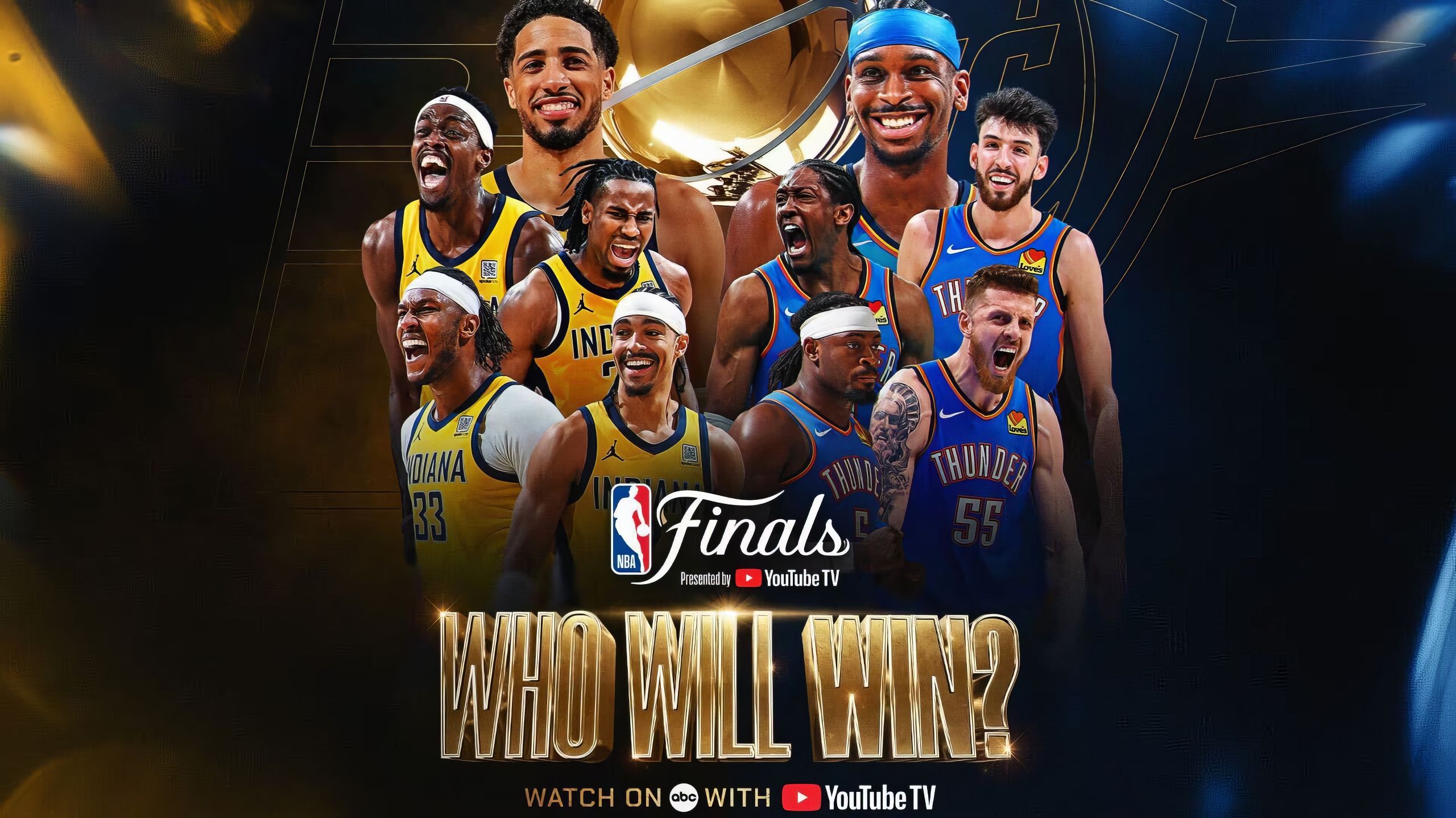2560x1440 HD Wallpaper NBA Finals Showdown: Indiana Pacers vs Oklahoma City Thunderx1440