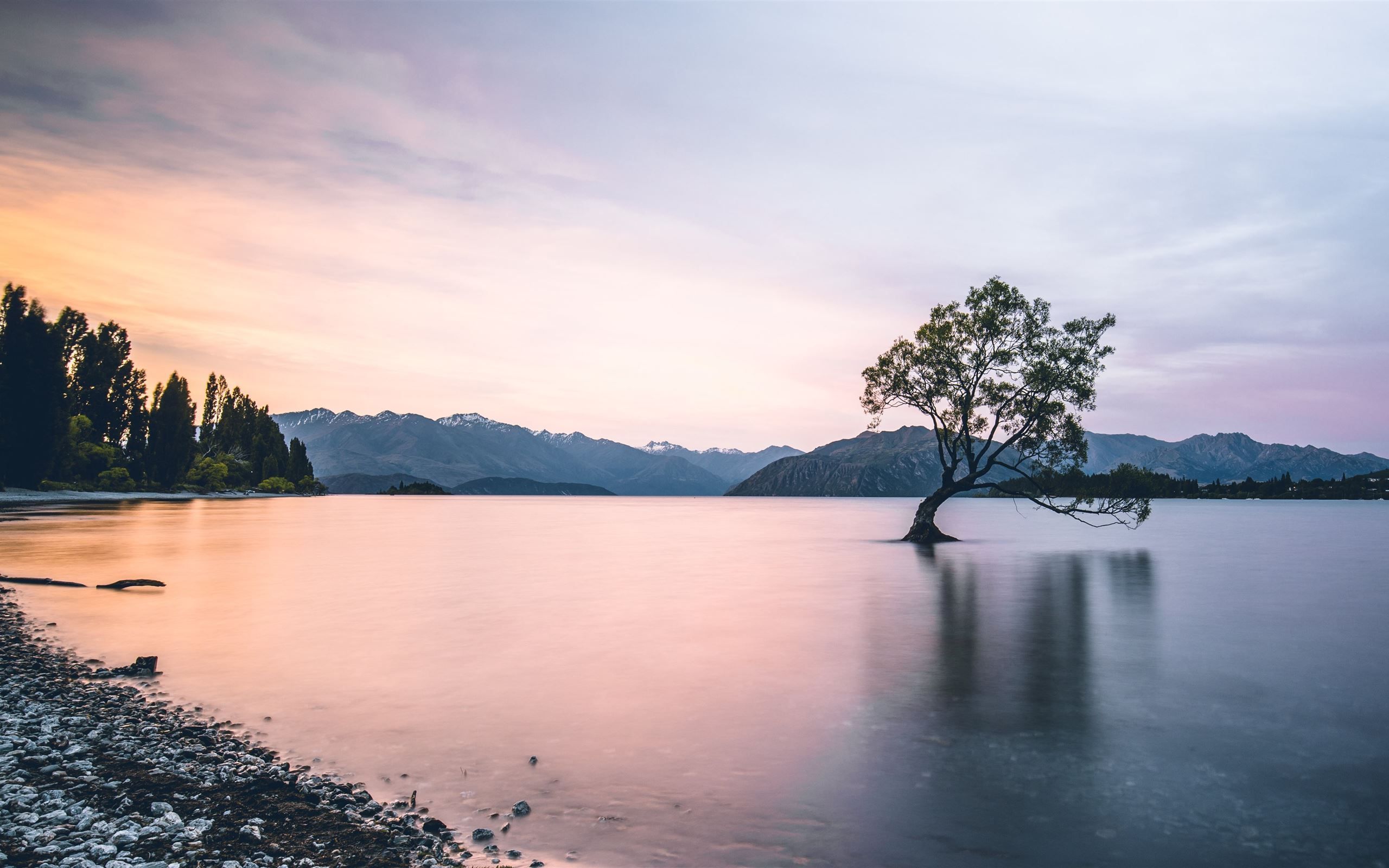 2560x1600 calm body of water MacBook Air Wallpaper Download