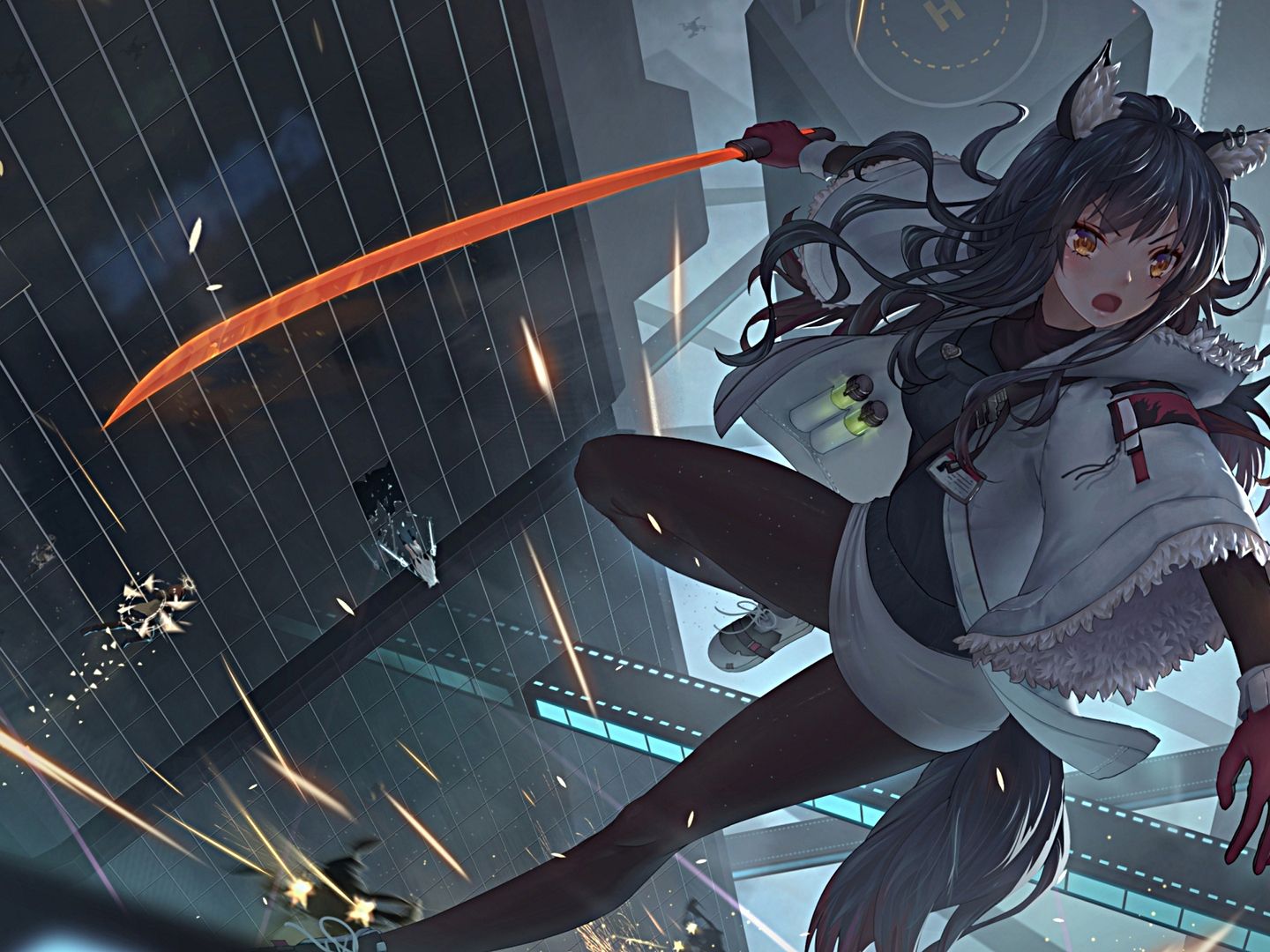 1440x1080 Download Anime, Young woman, Fantasy Wallpaper in 1440x1080 Resolution