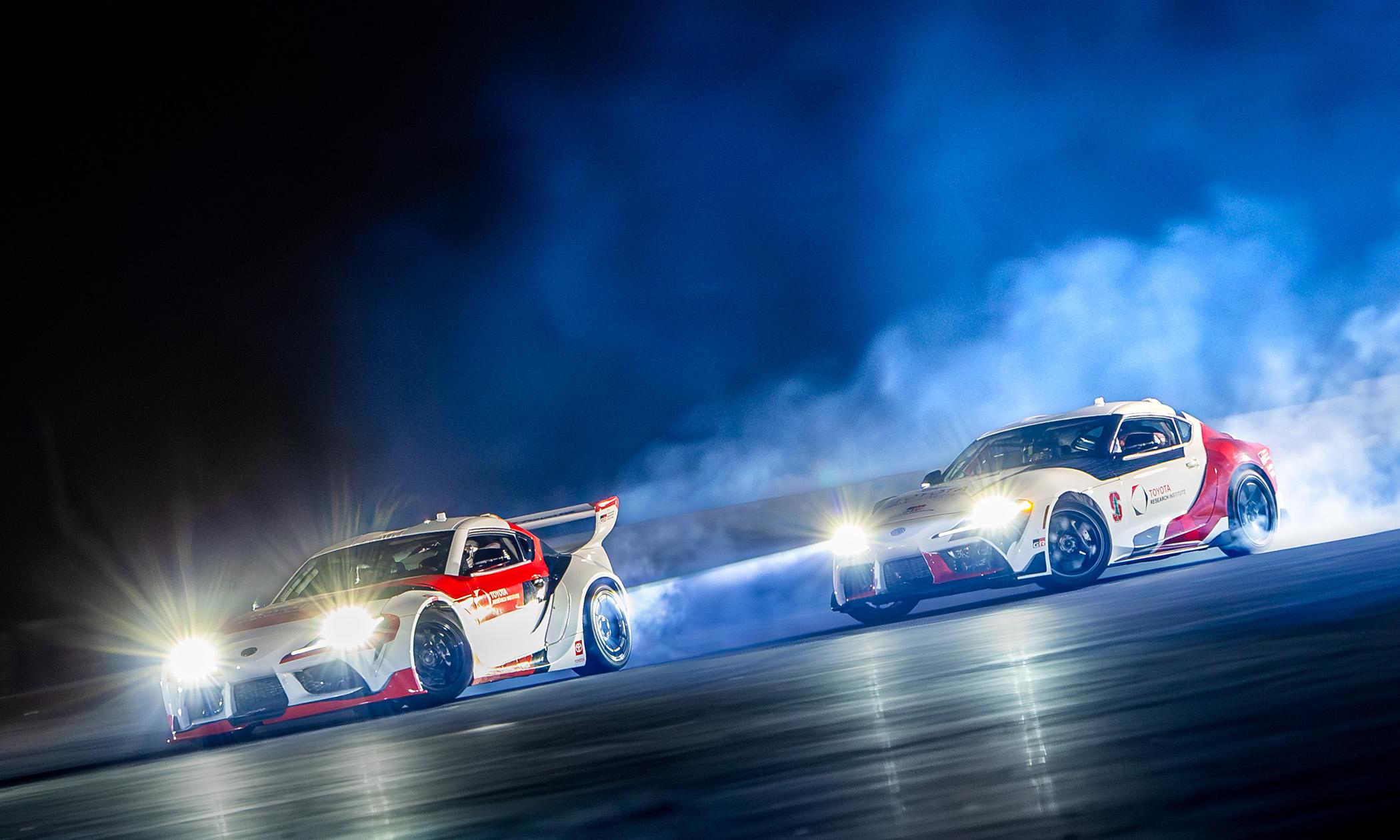 2100x1260 Toyota Research Institute and Stanford Engineering Achieve World's First Fully Autonomous Tandem Drift Sequence. Toyota Research Institute