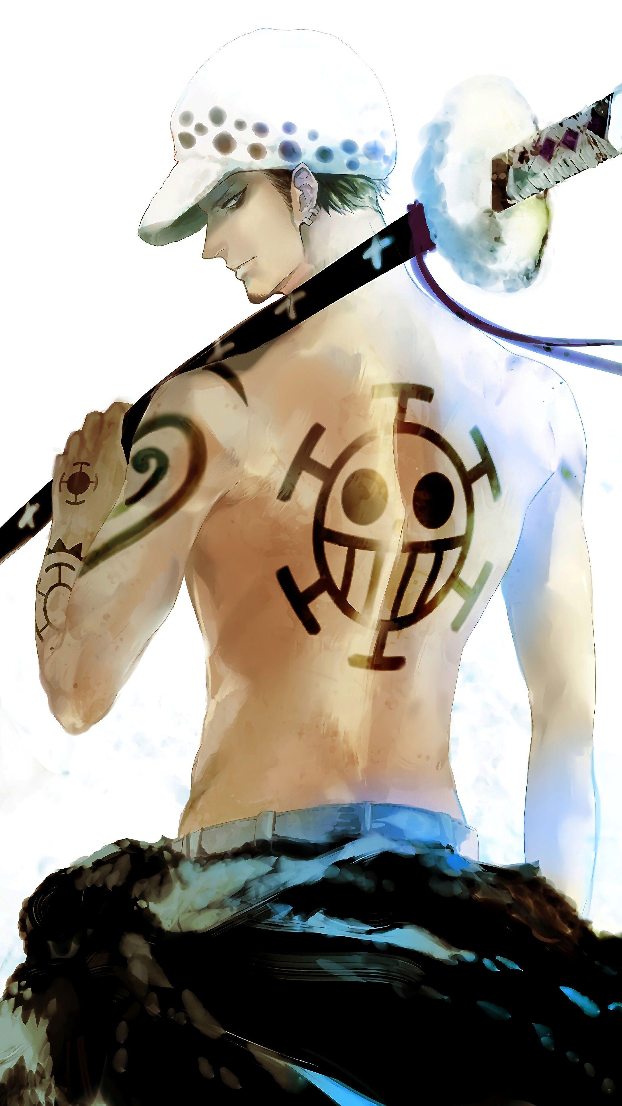 2160x3840 Trafalgar Law, Tattoo, Katana, One Piece, 4K phone HD Wallpaper, Image, Background, Photo and Picture. Mocah HD Wallpaper